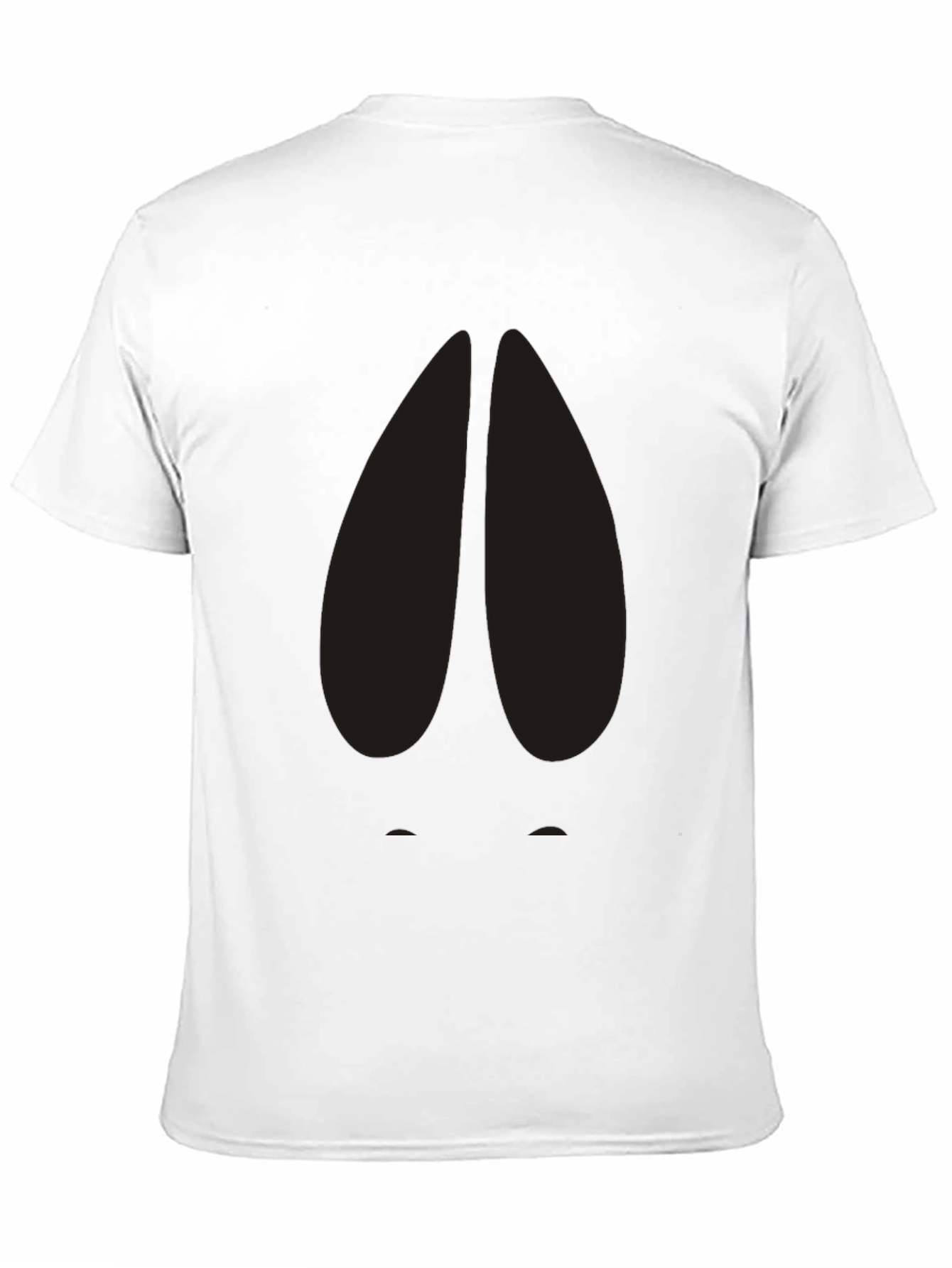 Black T-Shirt with Abstract Design
