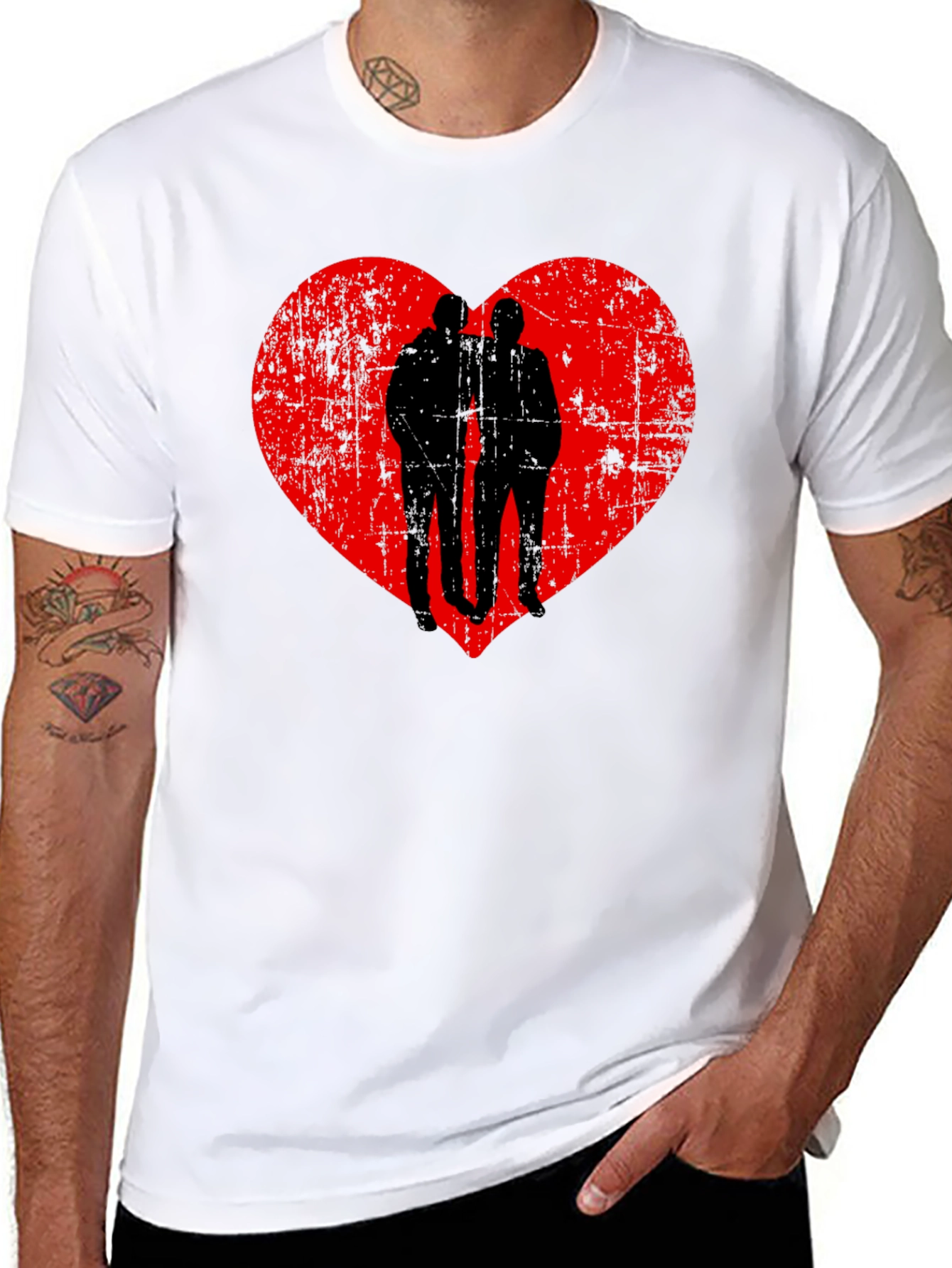 Heart Silhouette Tee