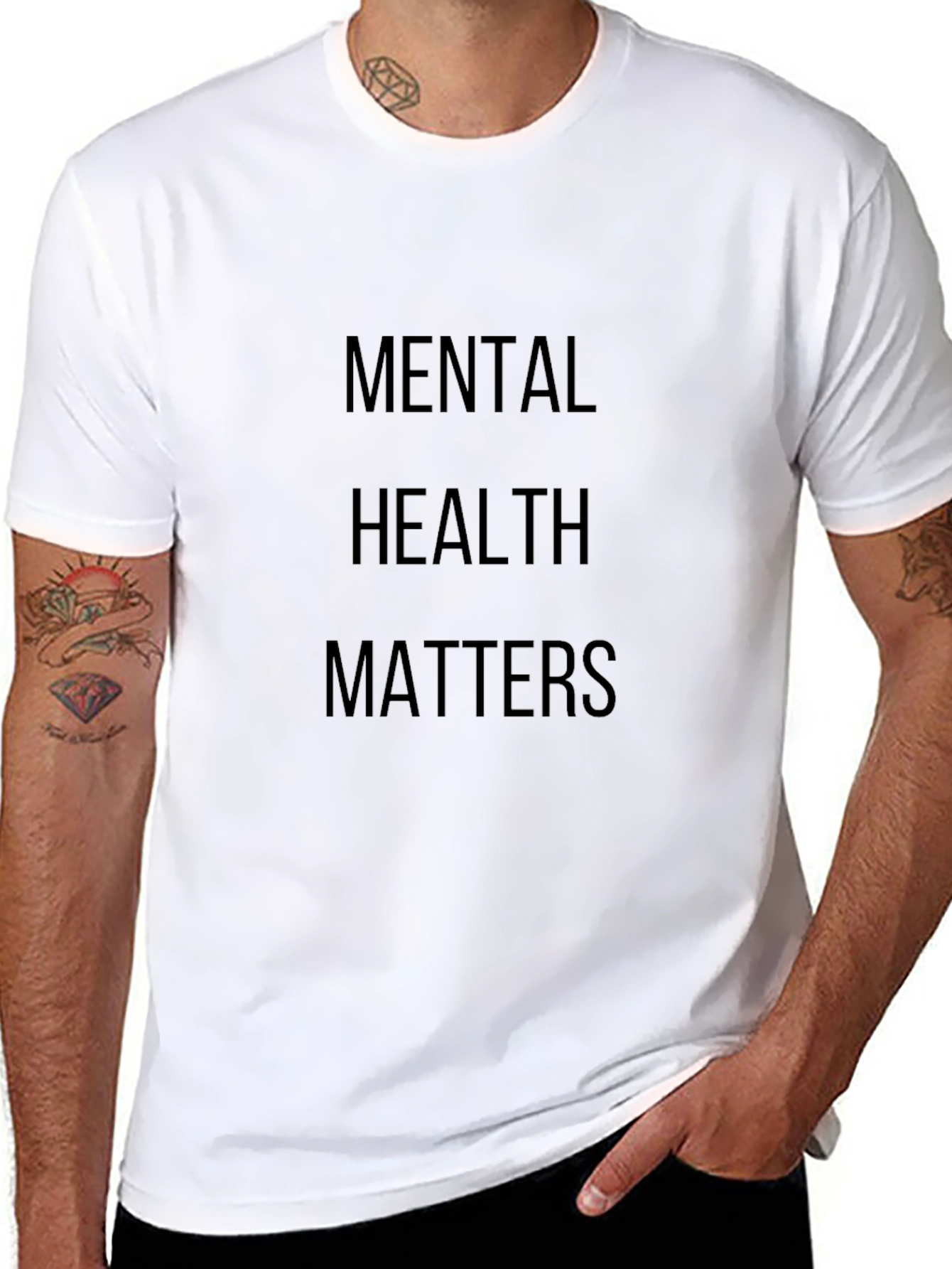Mental Health Matters Black T-Shirt