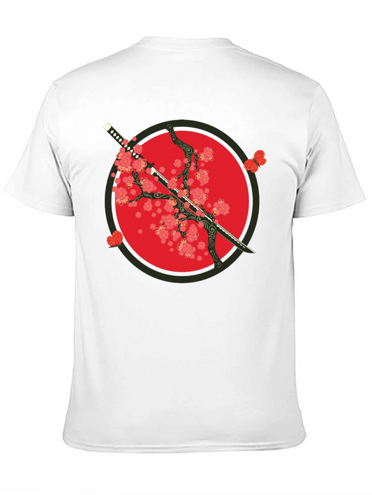 Katana & Blossom Graphic Tee