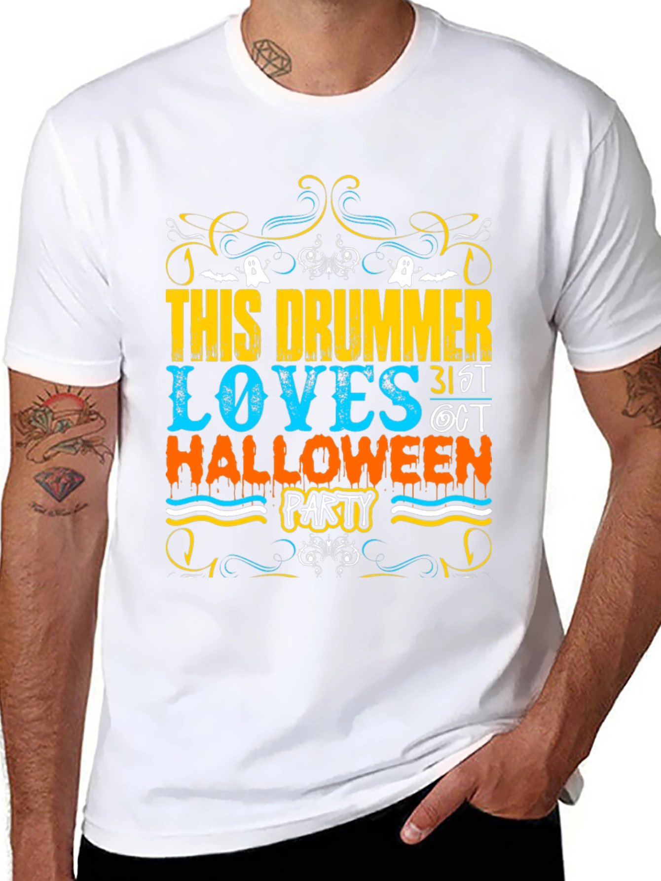 Drummer Halloween Party T-Shirt
