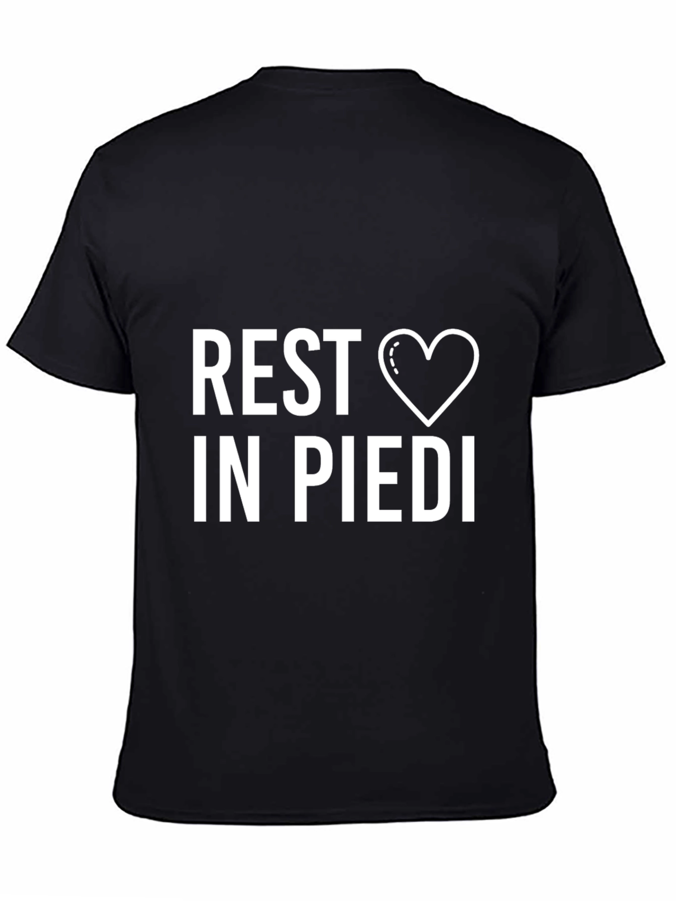 Rest In Piedi Heart Graphic T-Shirt