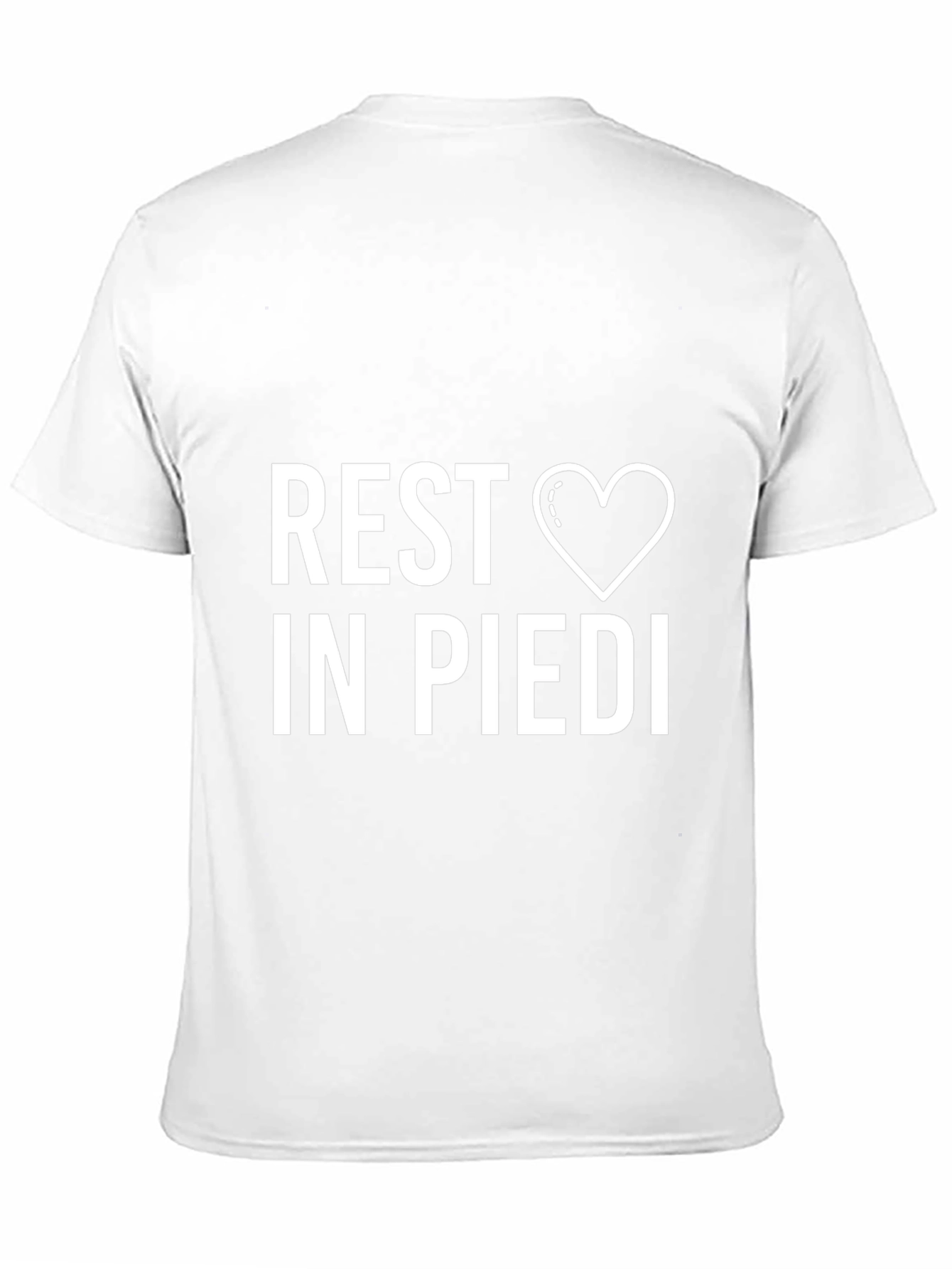 Rest In Piedi Heart Graphic T-Shirt