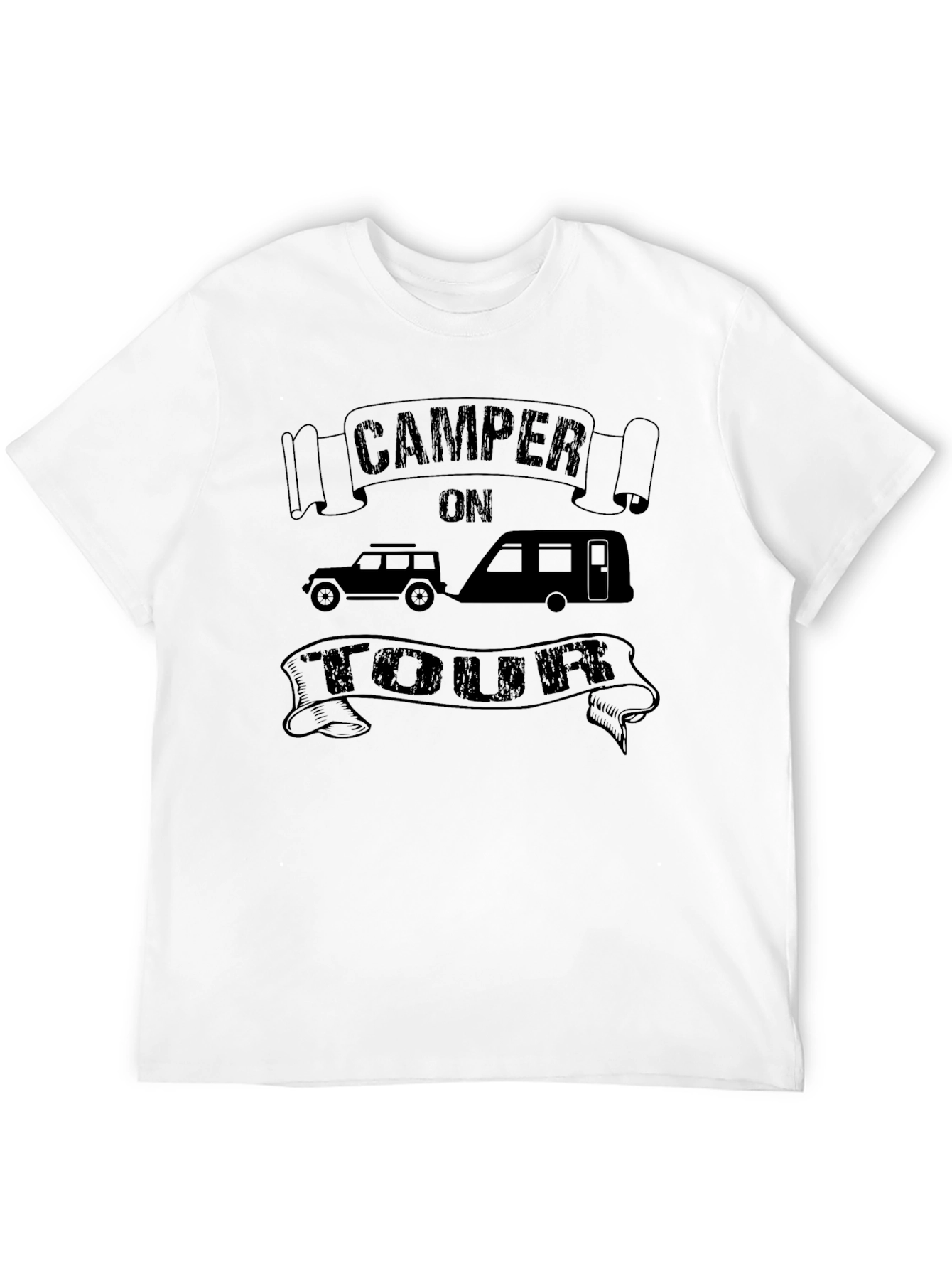 Camper on Tour T-Shirt | Vacation Ready