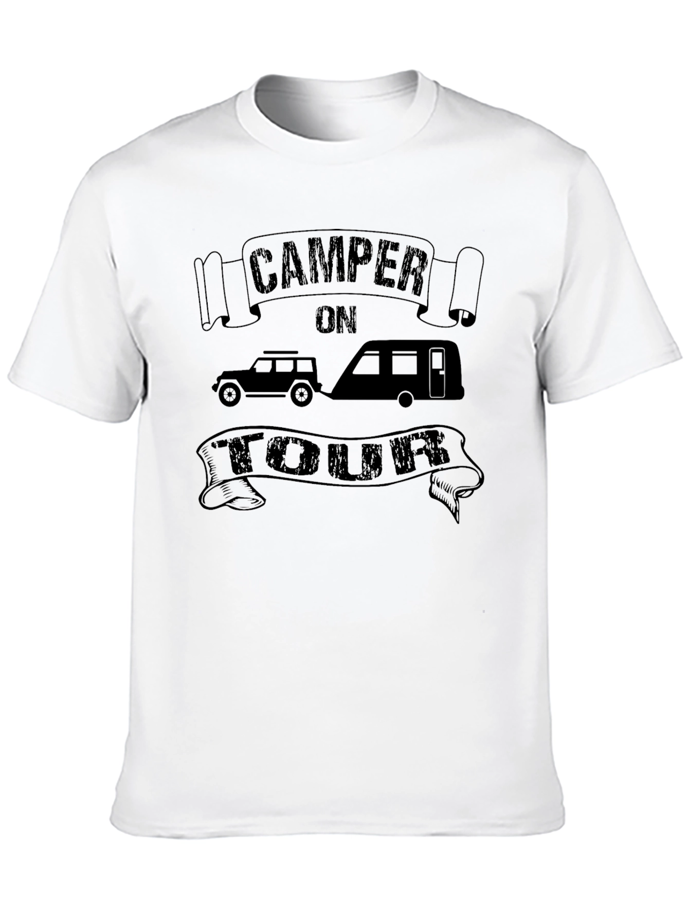 Camper on Tour T-Shirt | Vacation Ready