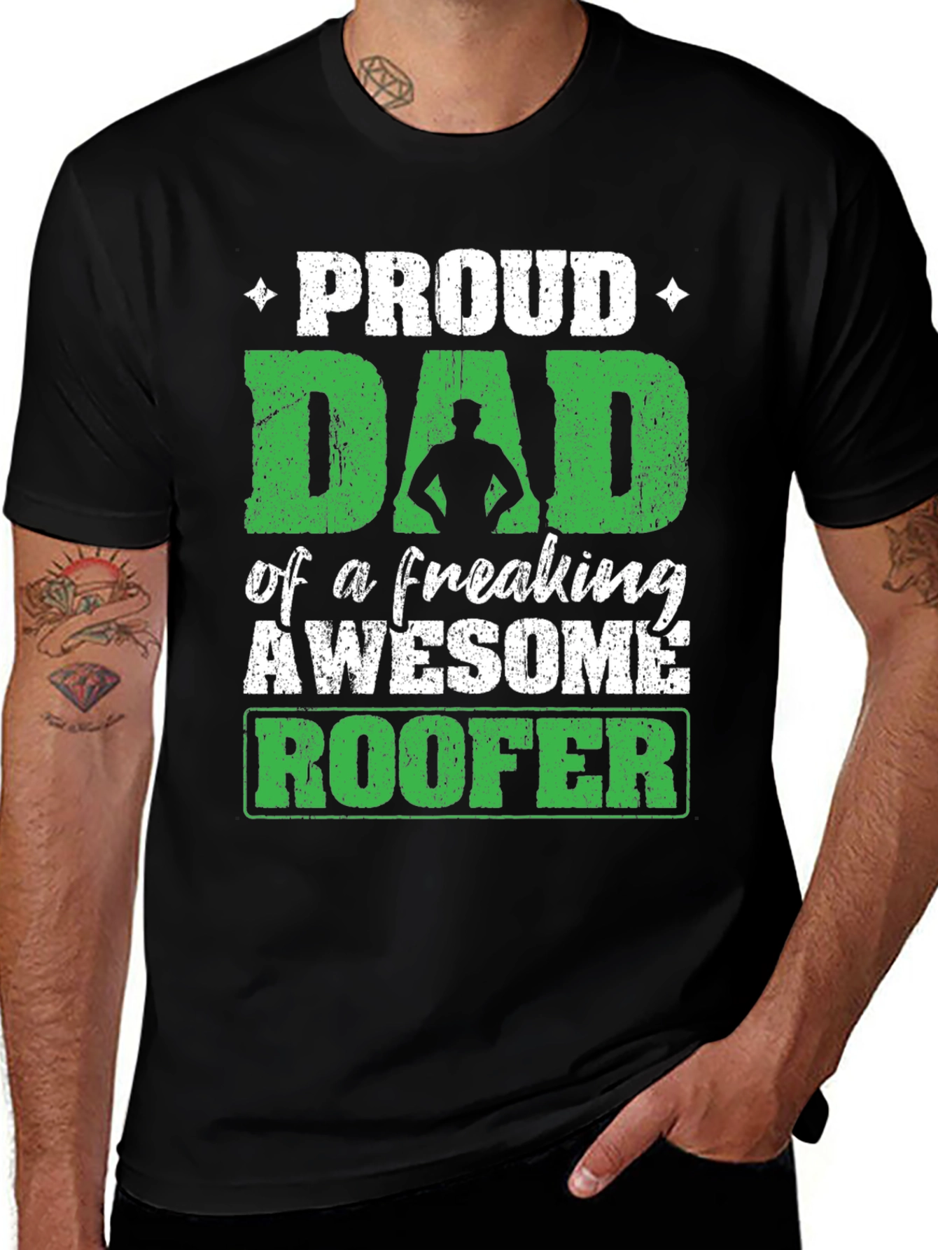 Proud Dad of an Awesome Roofer T-Shirt