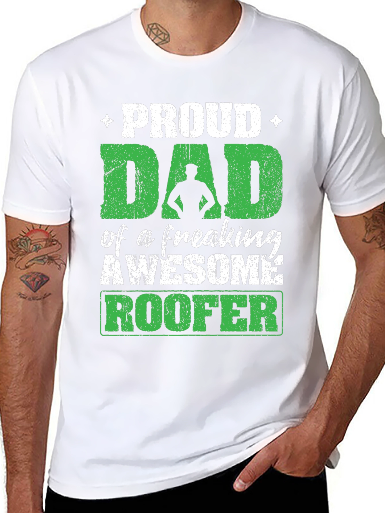 Proud Dad of an Awesome Roofer T-Shirt