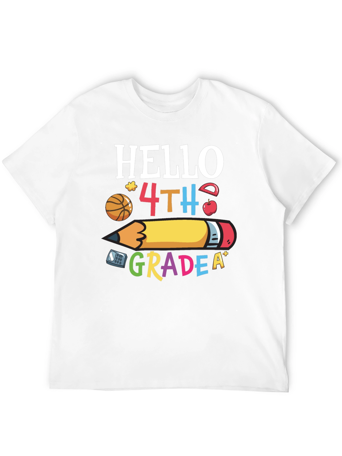 Hello 4th Grade T-Shirt - Back to School