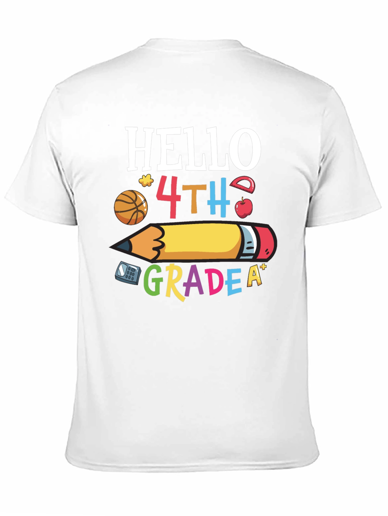 Hello 4th Grade T-Shirt - Back to School