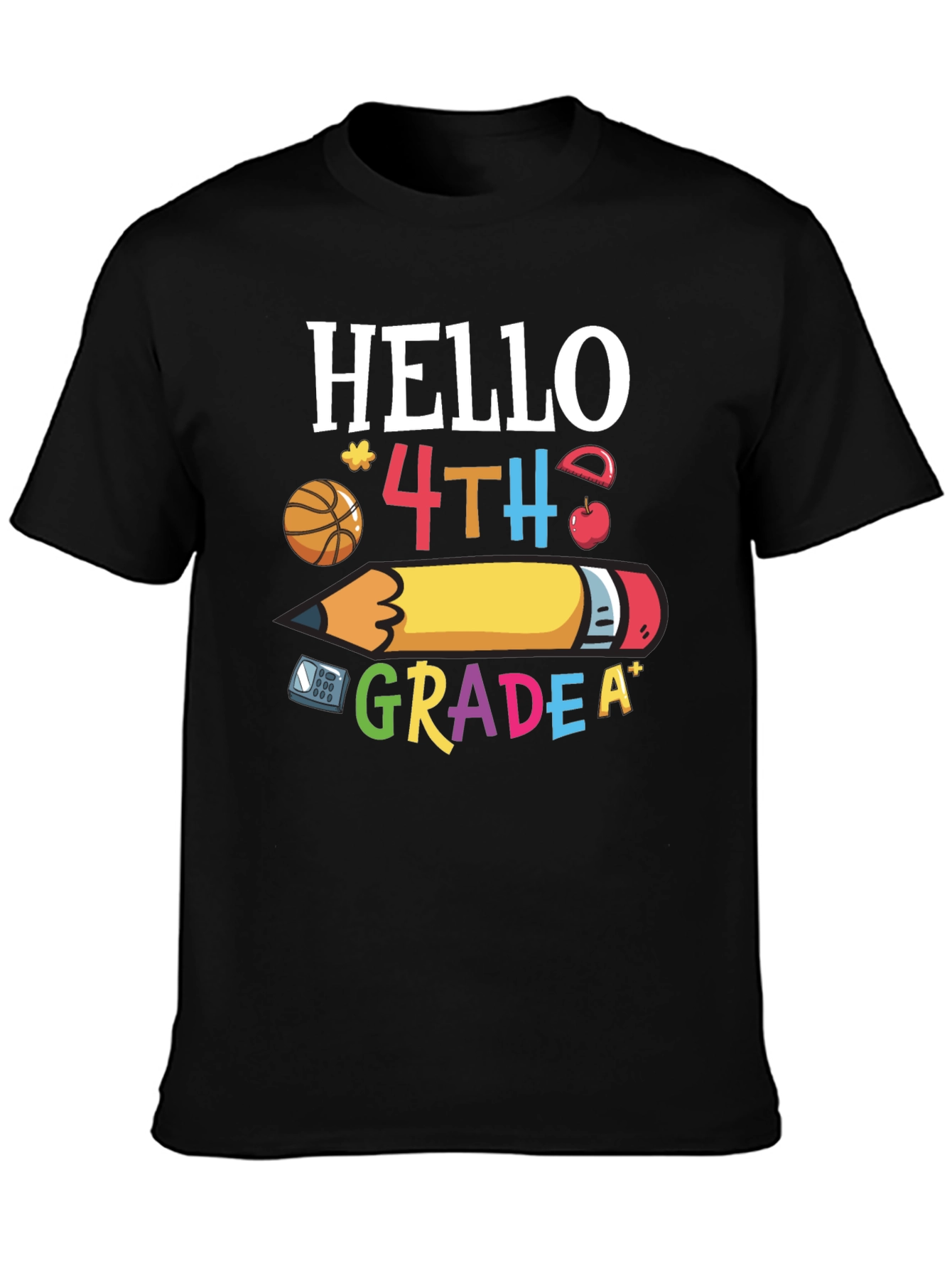 Hello 4th Grade T-Shirt - Back to School