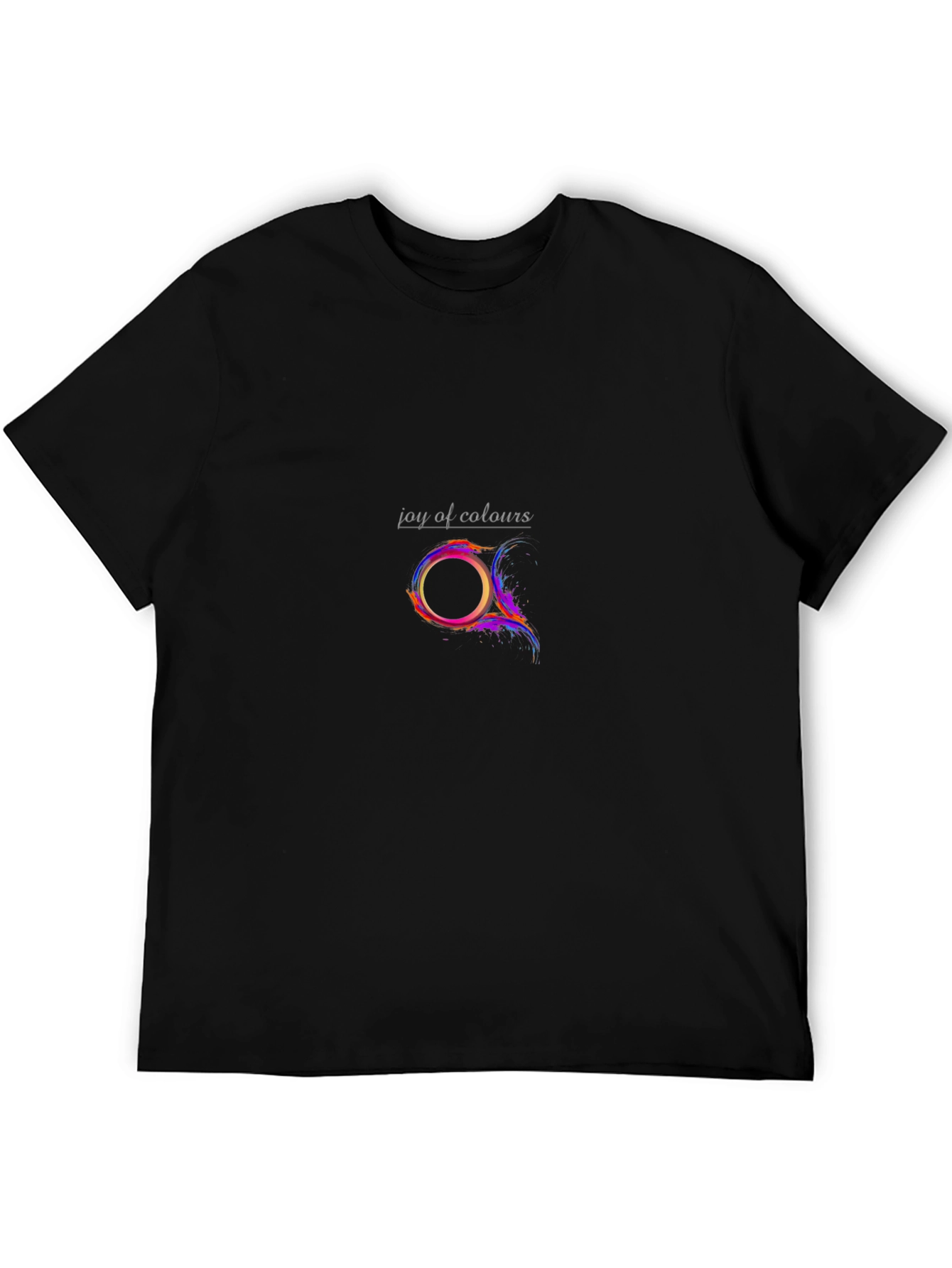 Joy of Colours Black T-Shirt