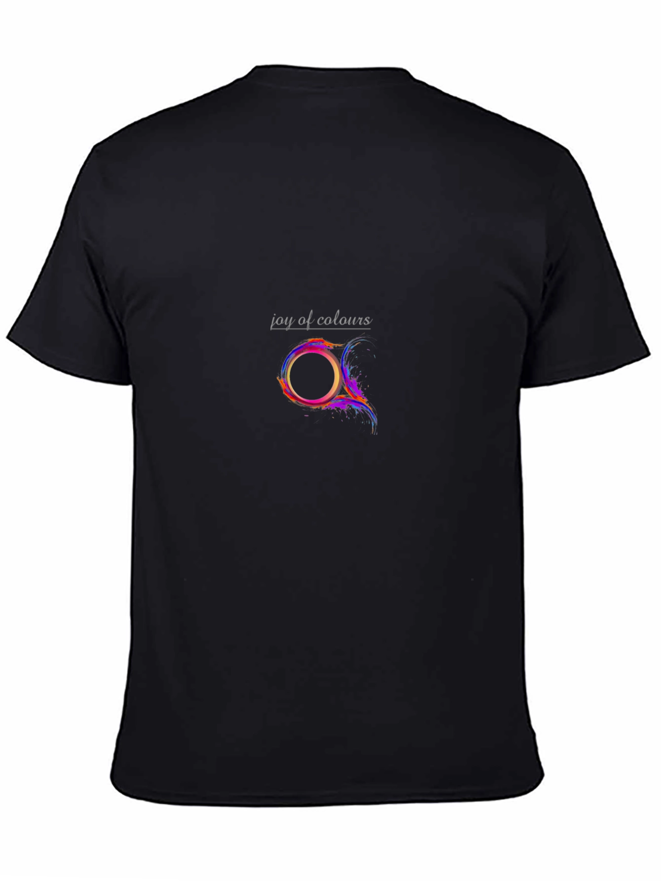 Joy of Colours Black T-Shirt