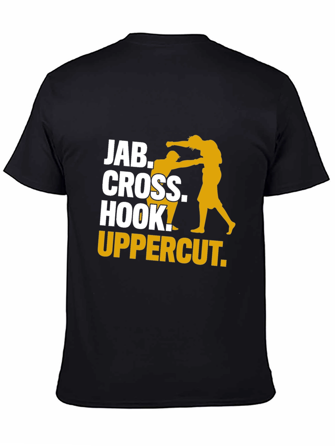 Boxing Moves Graphic Tee - Jab Cross Hook Uppercut