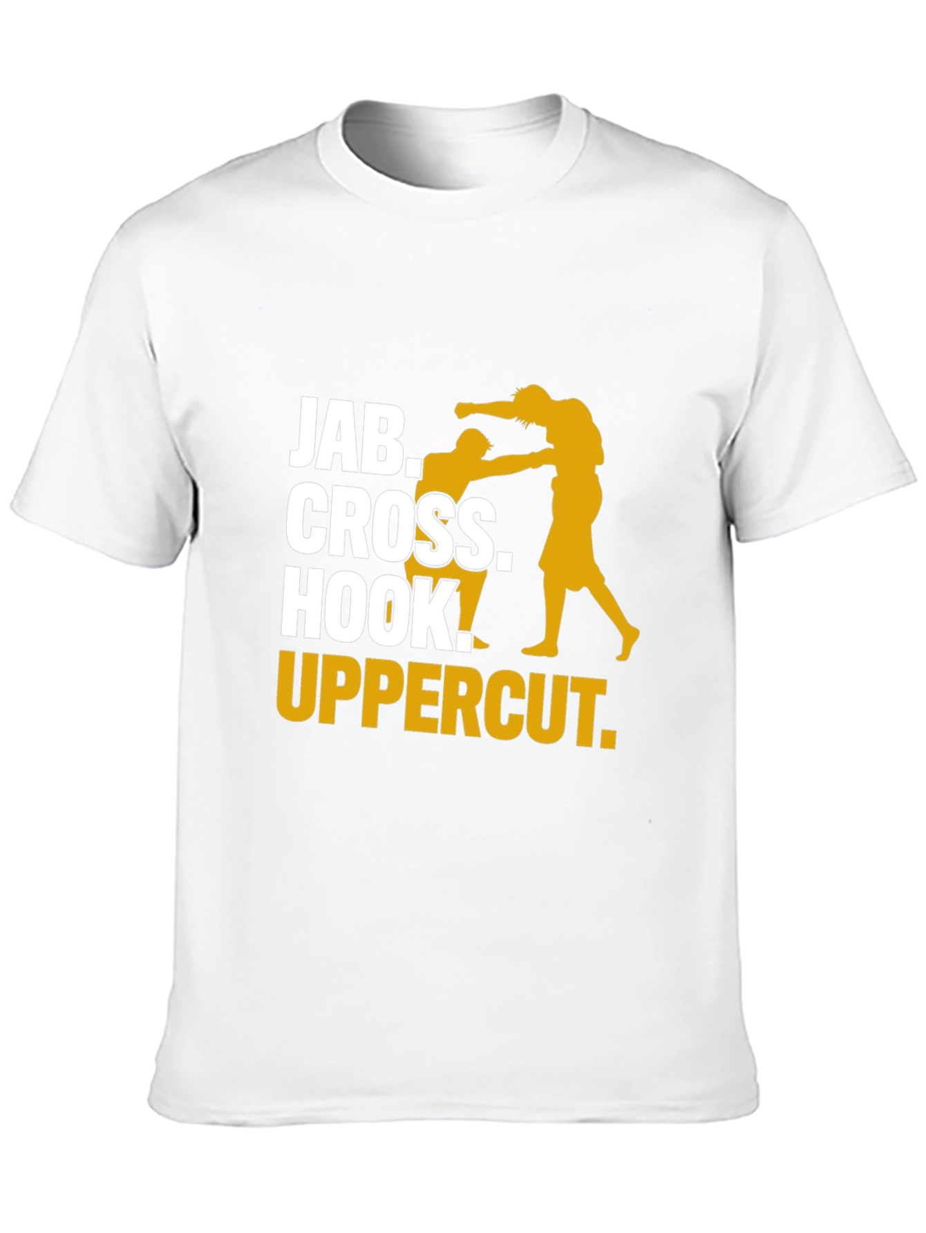 Boxing Moves Graphic Tee - Jab Cross Hook Uppercut