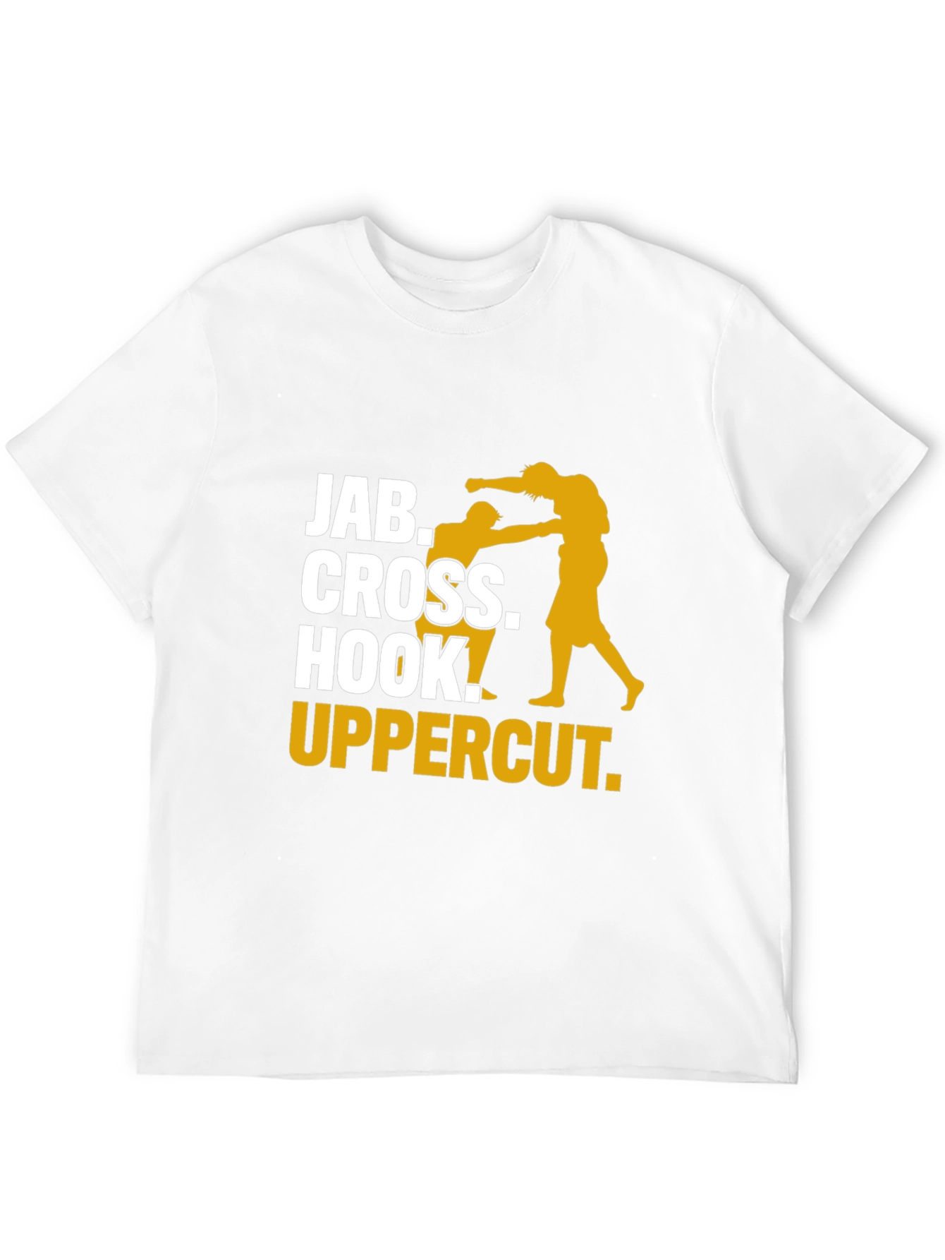 Boxing Moves Graphic Tee - Jab Cross Hook Uppercut