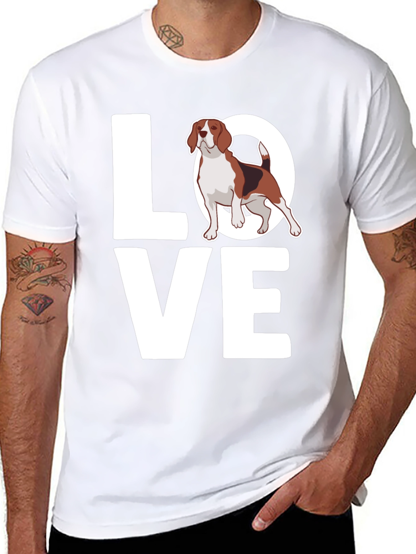 Beagle Love T-Shirt - Dog Lover Tee
