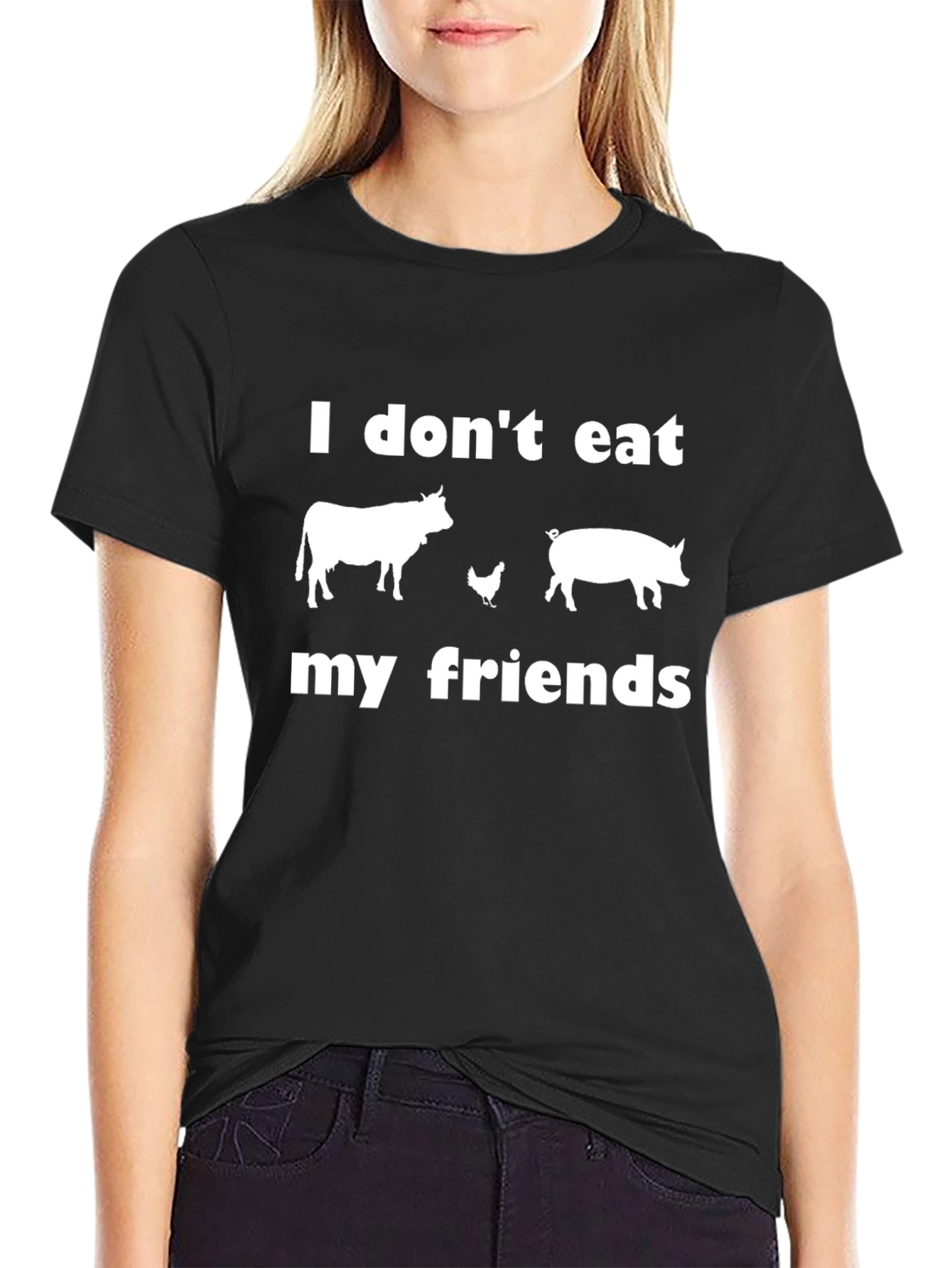 Vegan T-Shirt: I Dont Eat My Friends