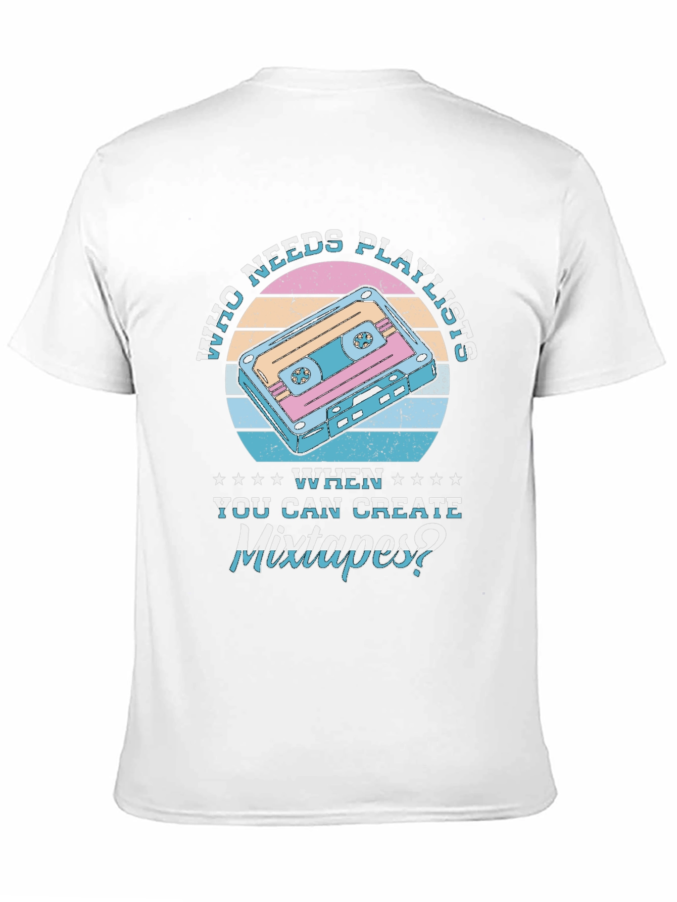 Mixtape Graphic T-Shirt - Retro Music Lover Tee