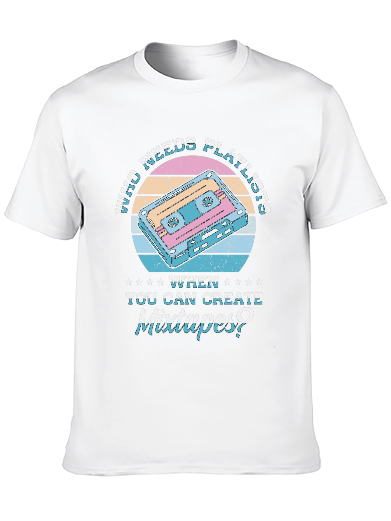 Mixtape Graphic T-Shirt - Retro Music Lover Tee