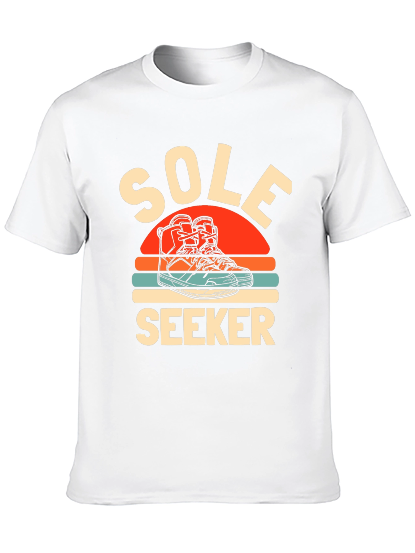 Sole Seeker Graphic Tee - Black Cotton Blend