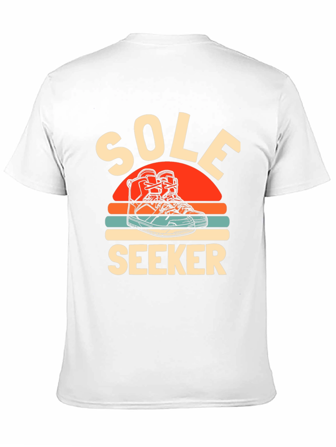 Sole Seeker Graphic Tee - Black Cotton Blend