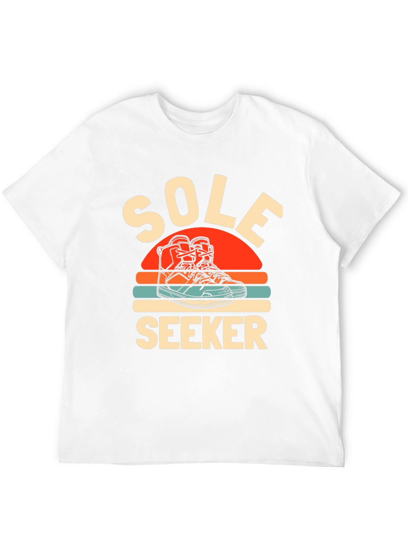 Sole Seeker Graphic Tee - Black Cotton Blend