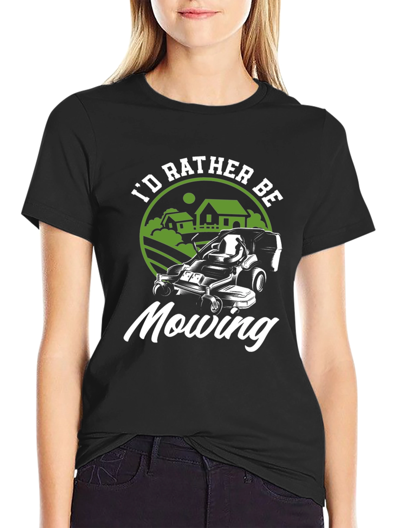 Id Rather Be Mowing T-Shirt