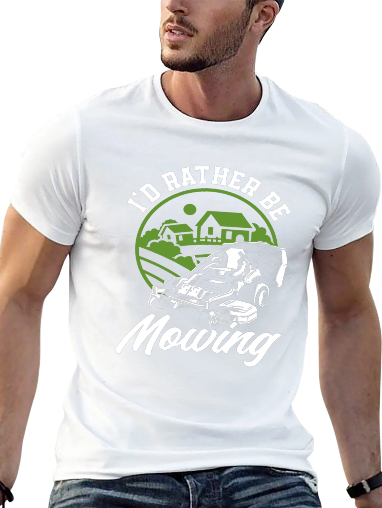 Id Rather Be Mowing T-Shirt