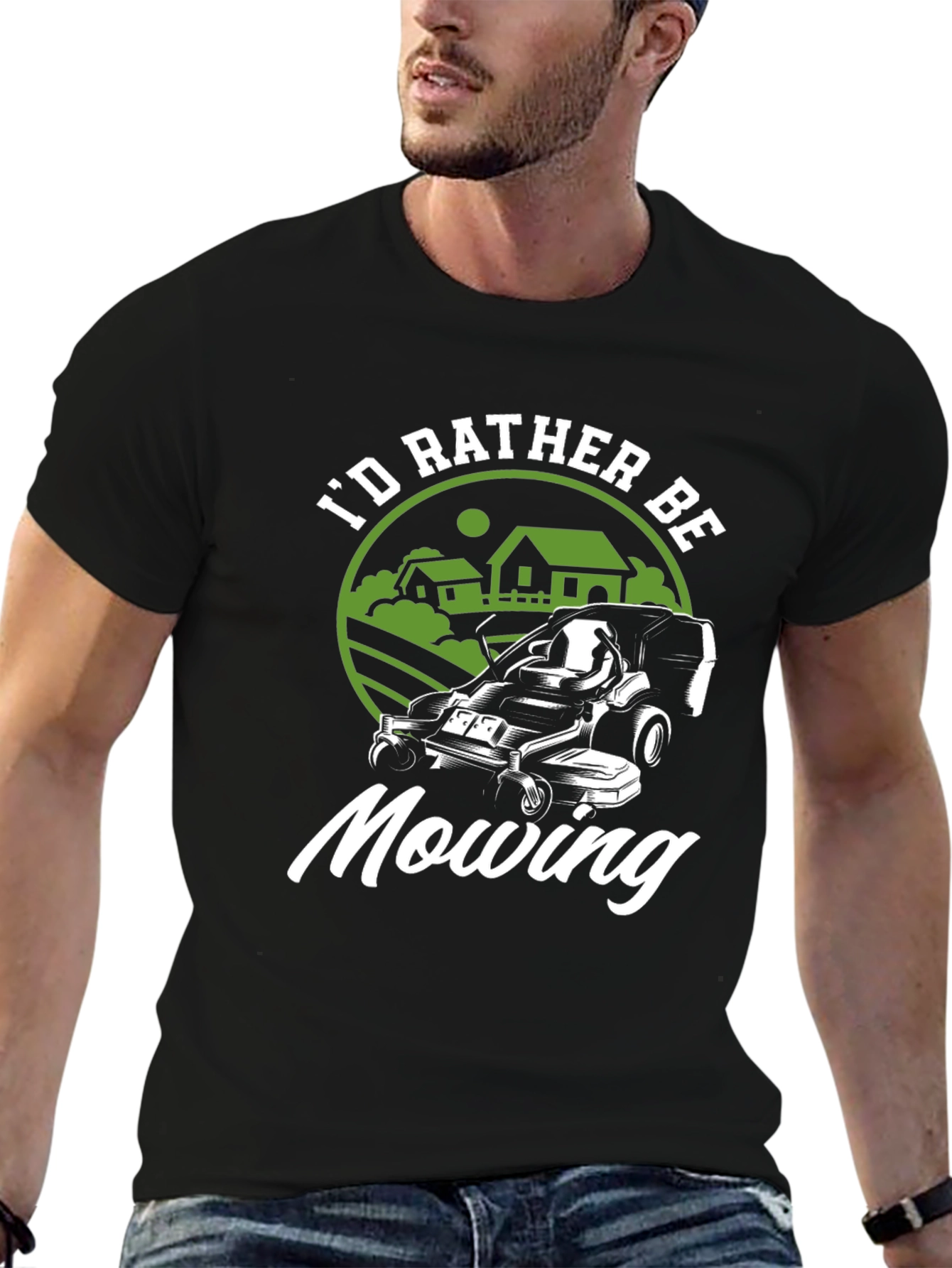 Id Rather Be Mowing T-Shirt