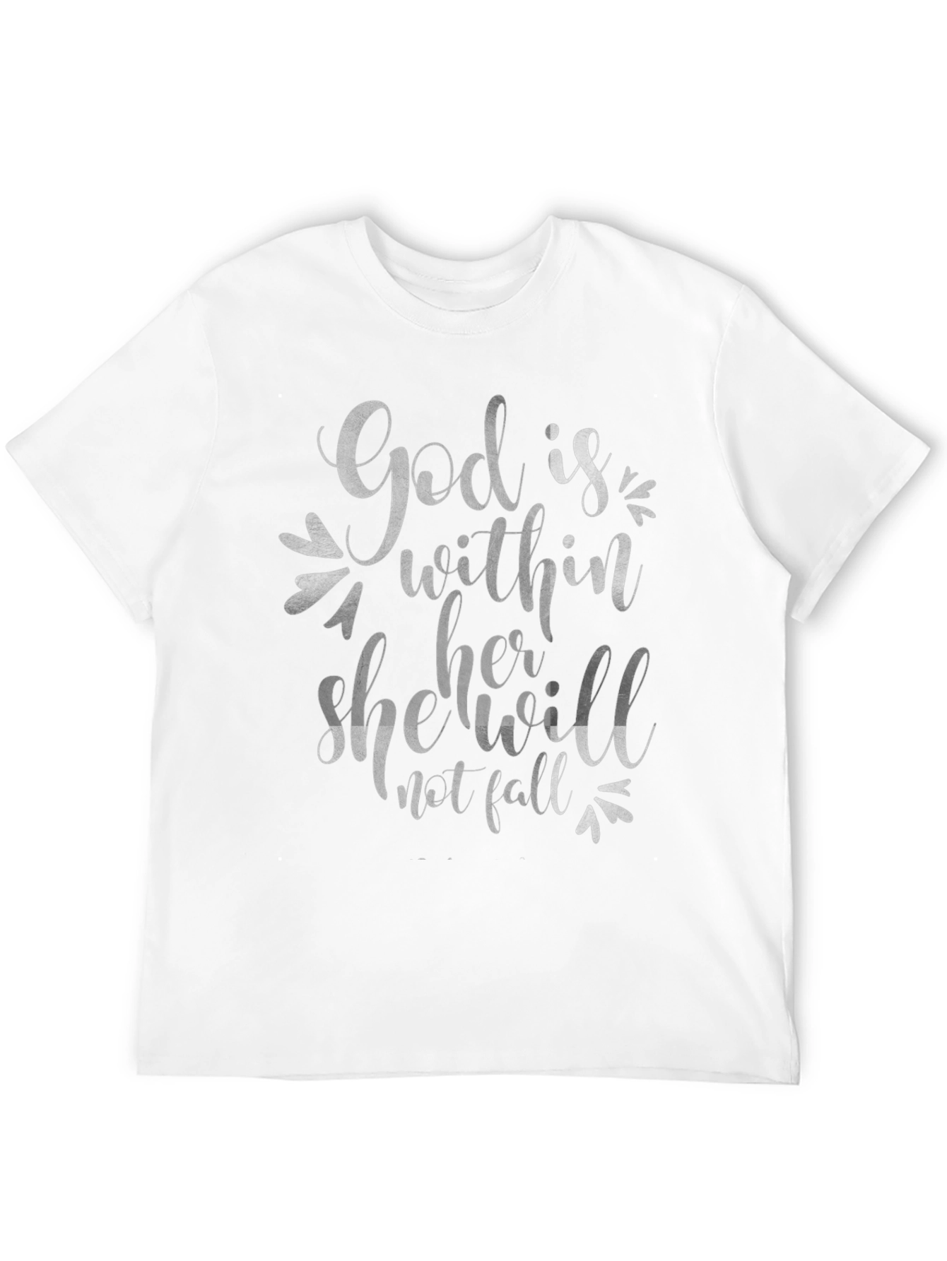 God is Within Her T-Shirt - Faith Inspired Tee