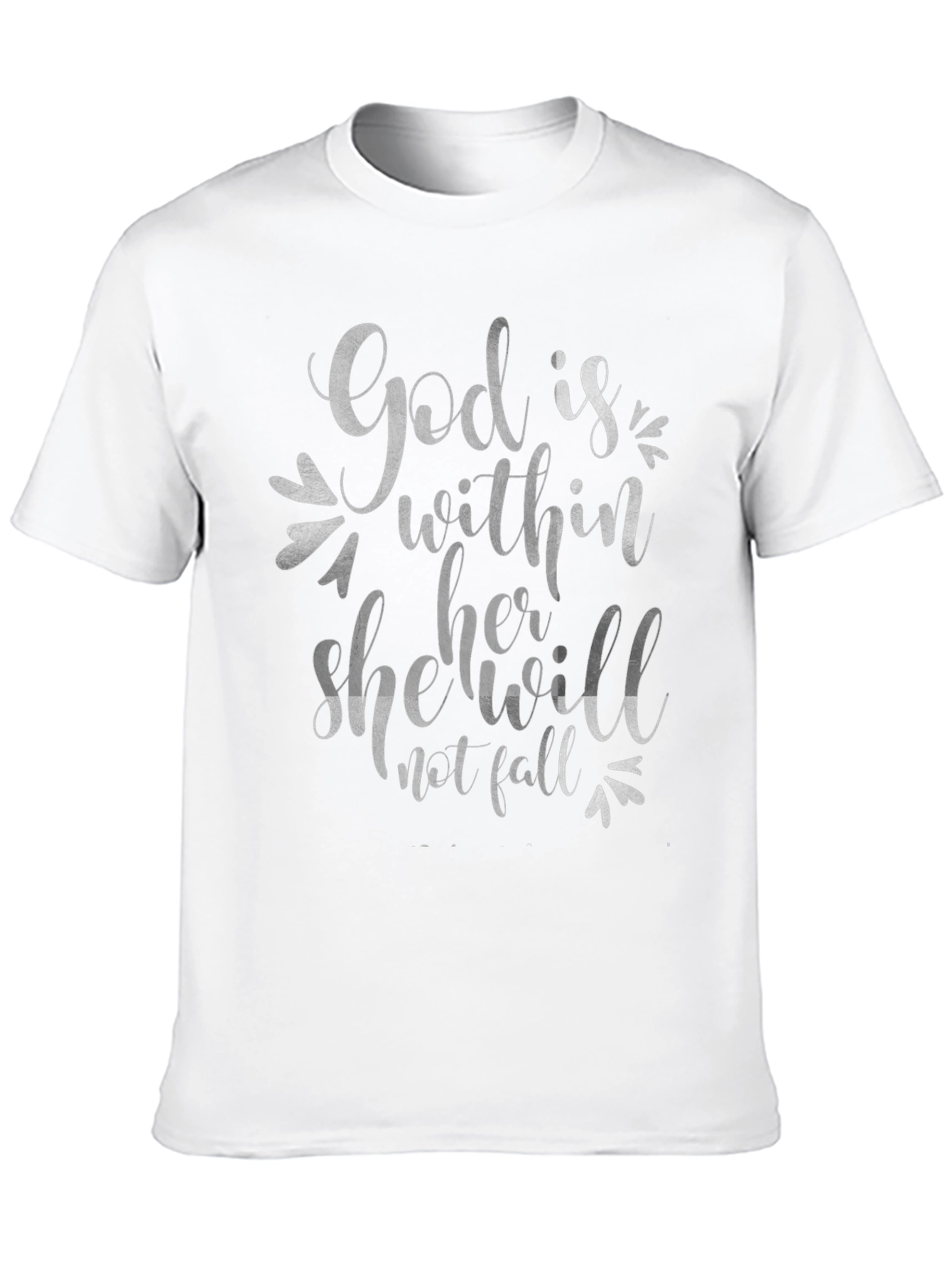 God is Within Her T-Shirt - Faith Inspired Tee