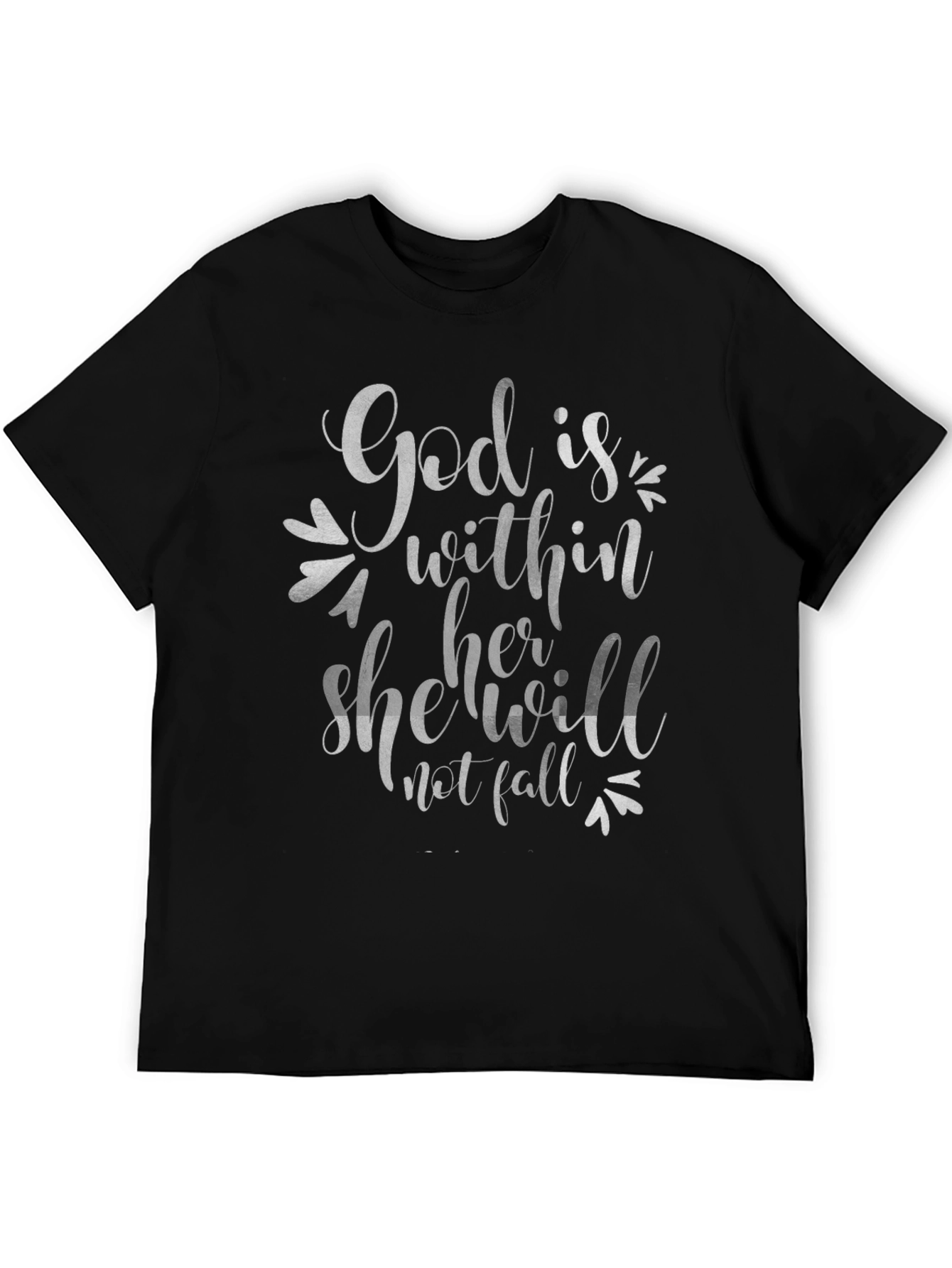 God is Within Her T-Shirt - Faith Inspired Tee