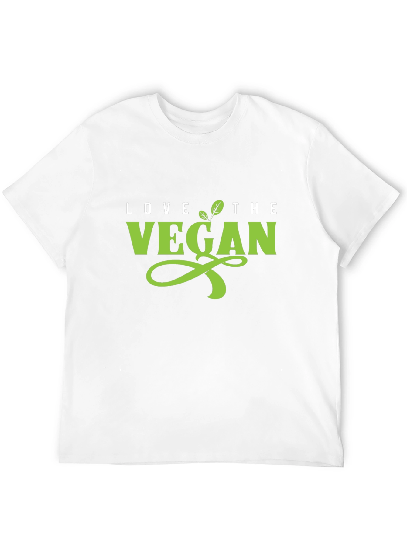 Love the Vegan Black Tee - Stylish Vegan Apparel
