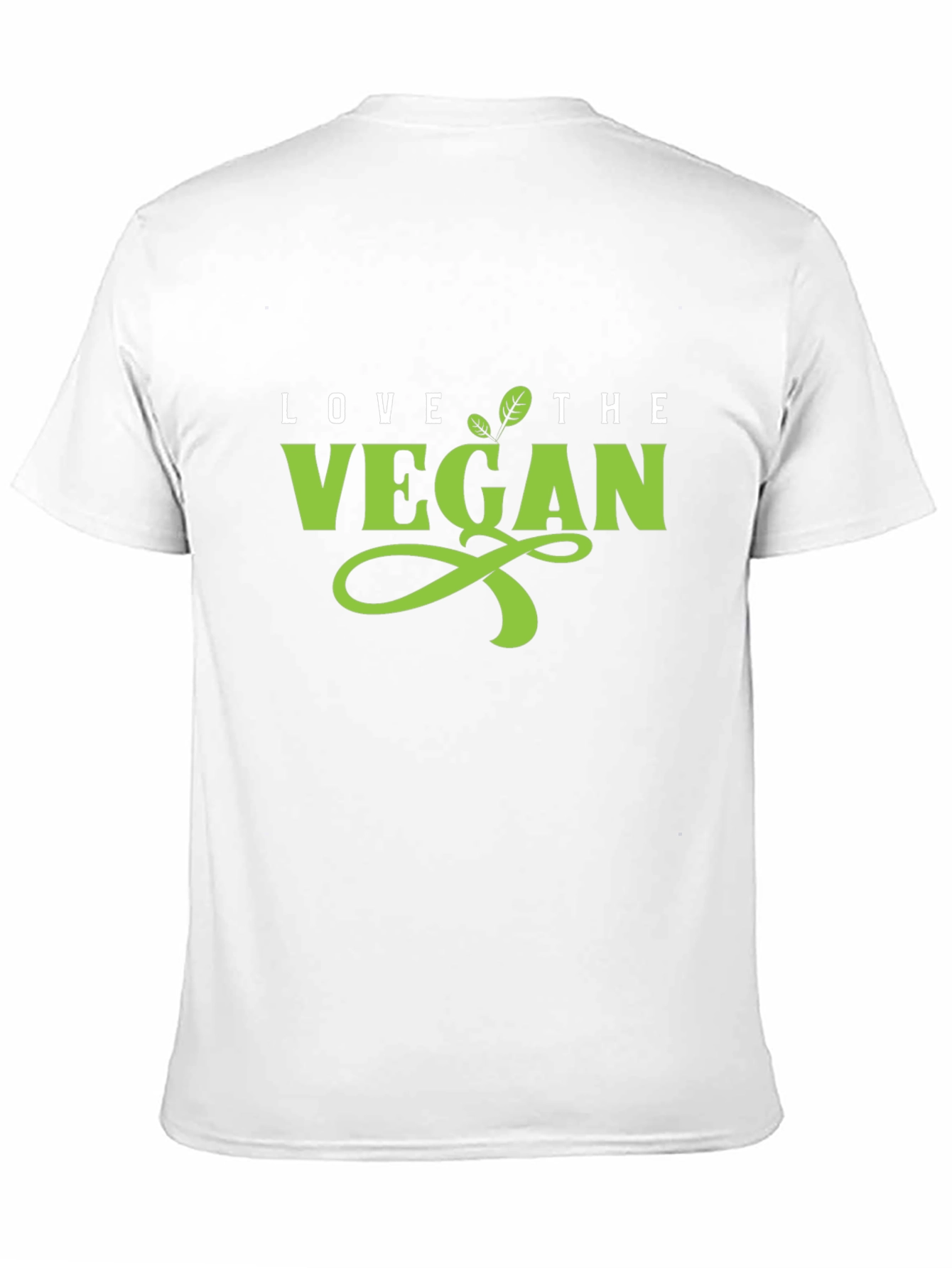 Love the Vegan Black Tee - Stylish Vegan Apparel