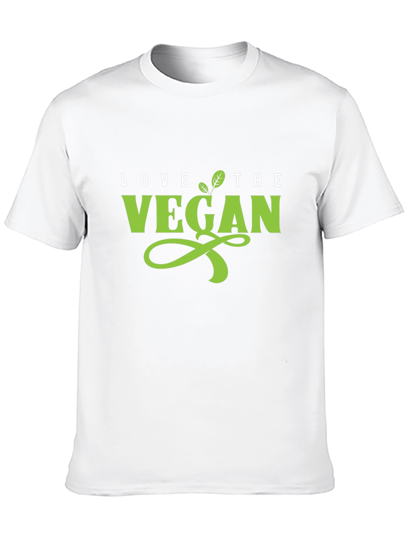 Love the Vegan Black Tee - Stylish Vegan Apparel