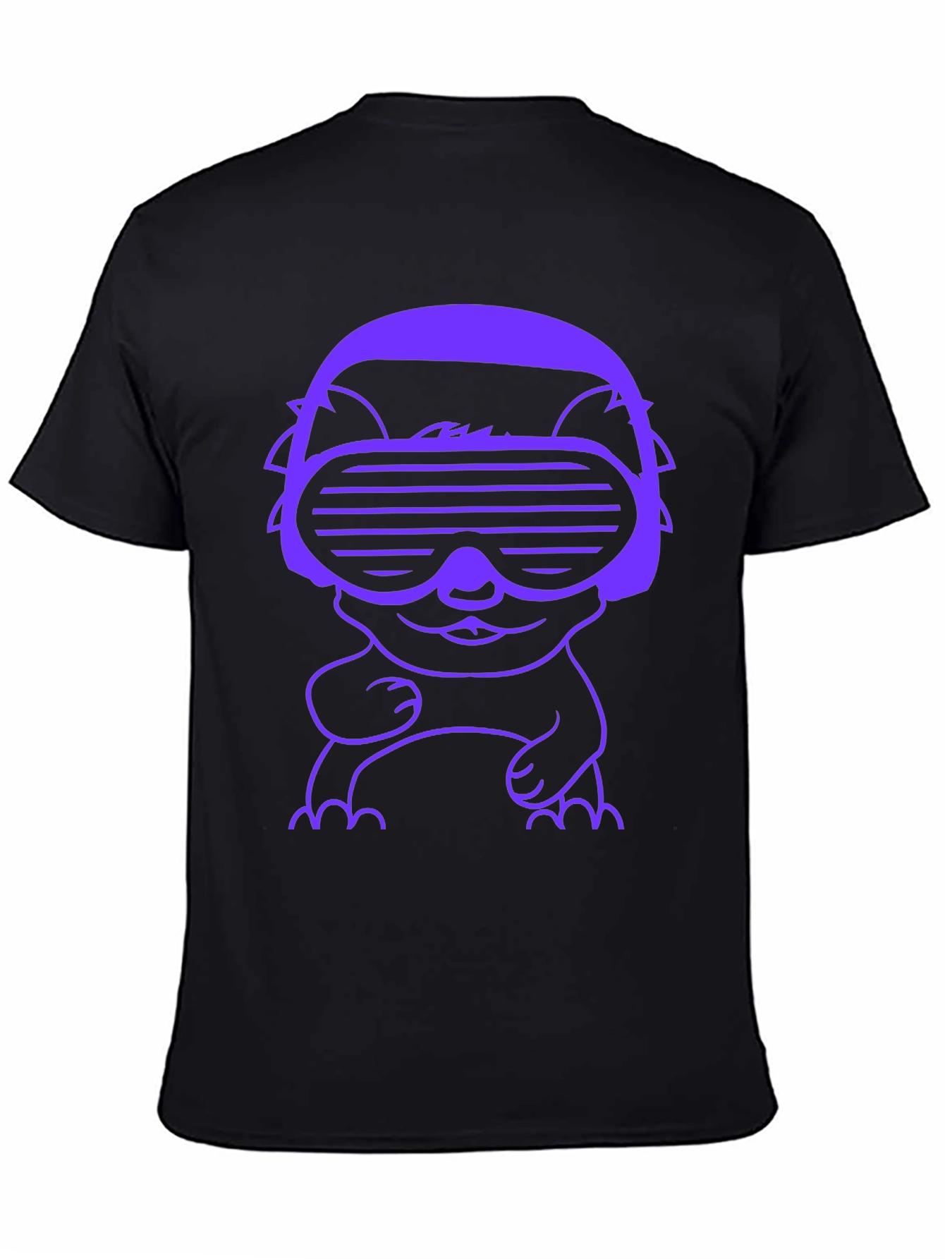Cyberpunk Cat T-Shirt - Retro Gamer Style