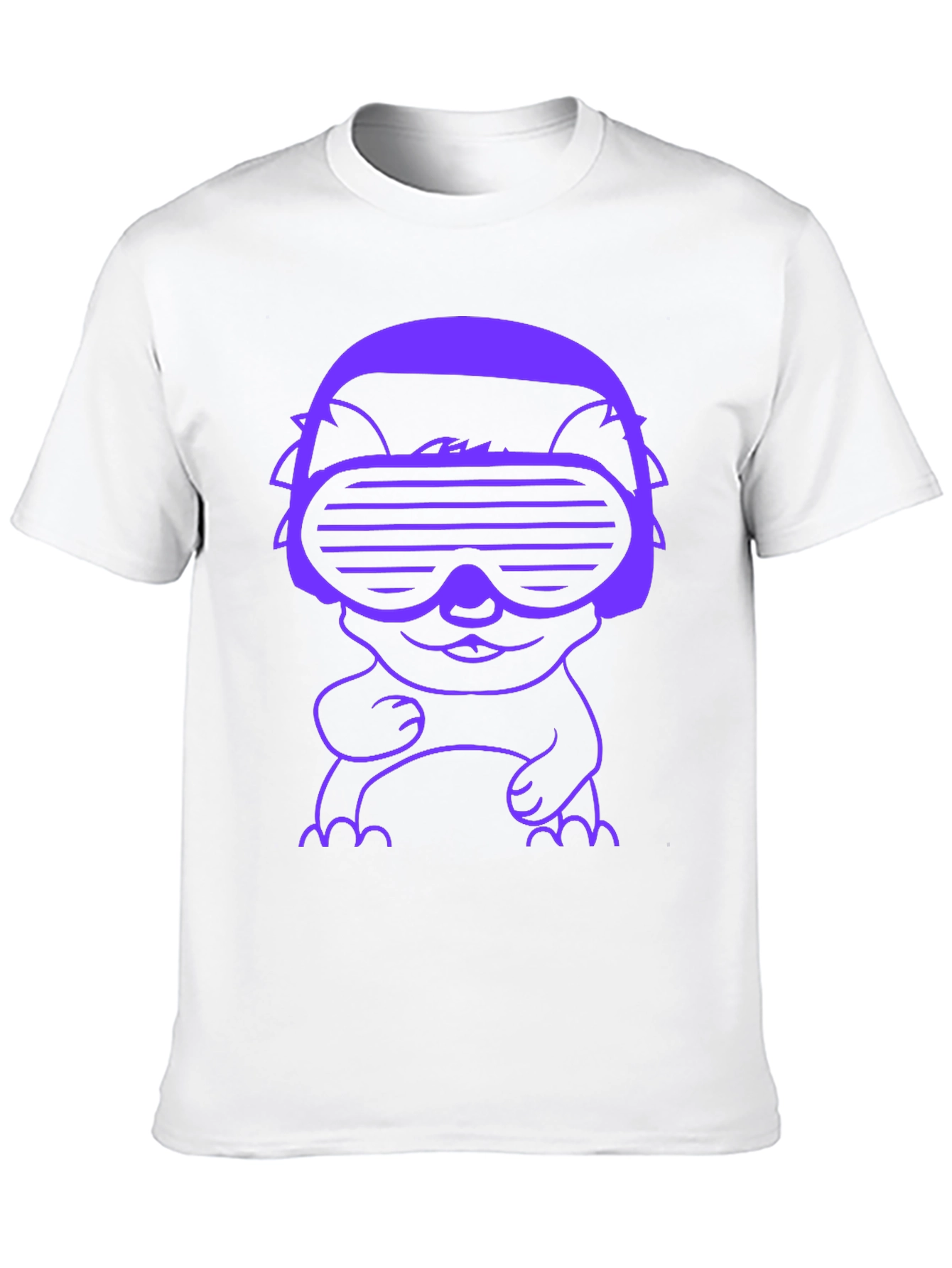 Cyberpunk Cat T-Shirt - Retro Gamer Style