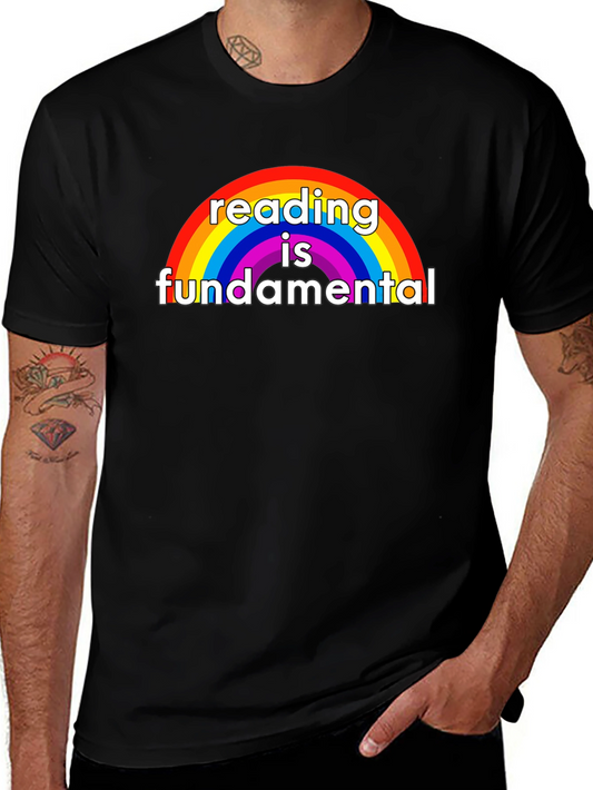 Reading is Fundamental Rainbow Graphic Tee