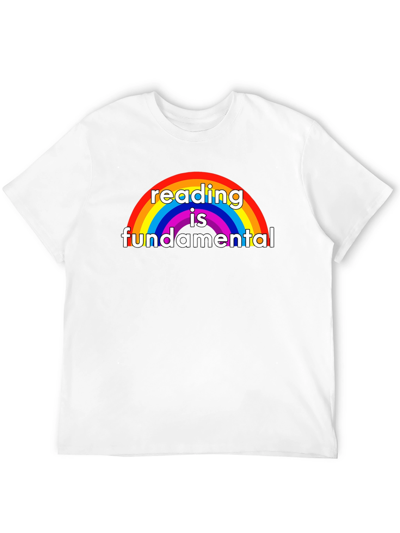 Reading is Fundamental Rainbow Graphic Tee