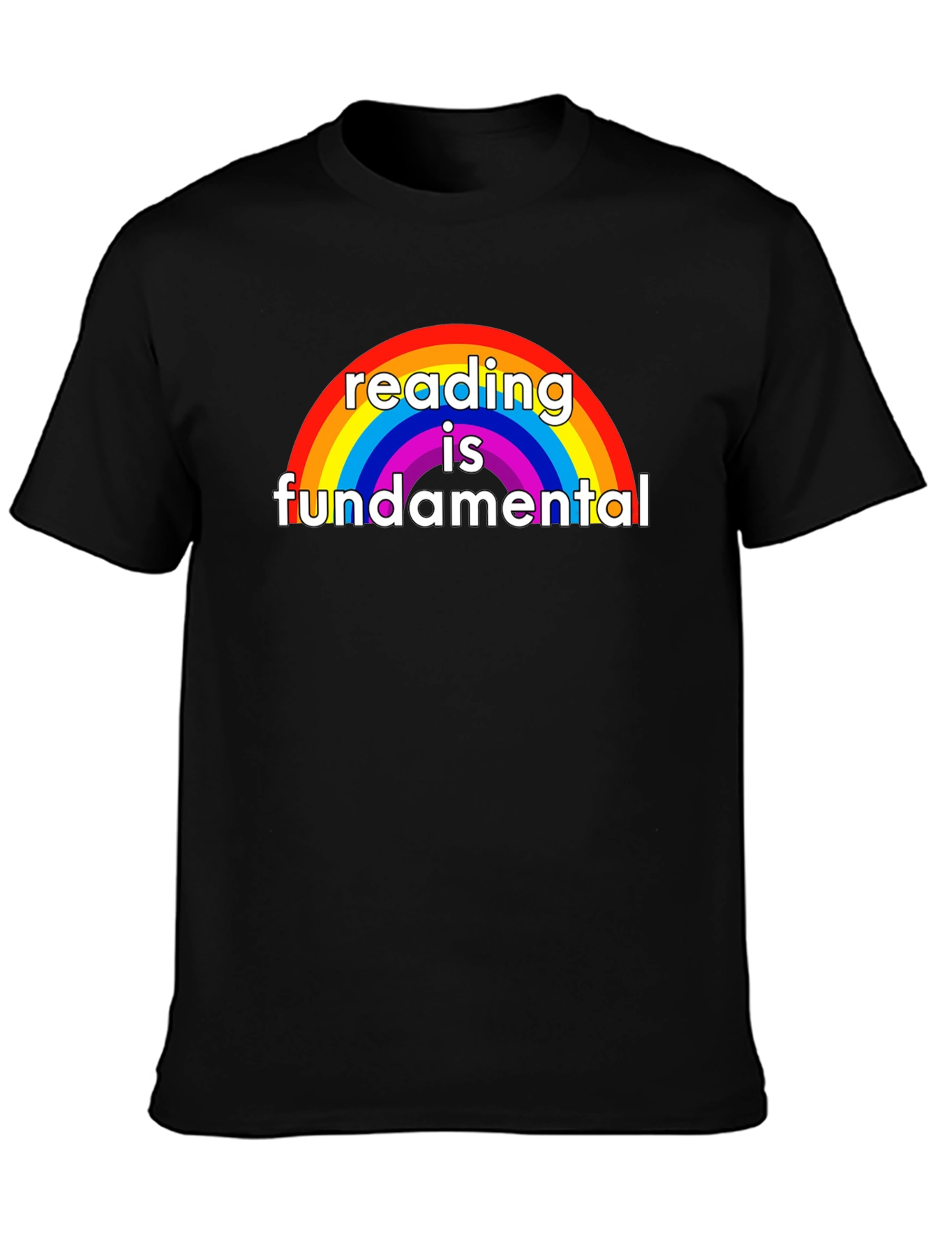 Reading is Fundamental Rainbow Graphic Tee