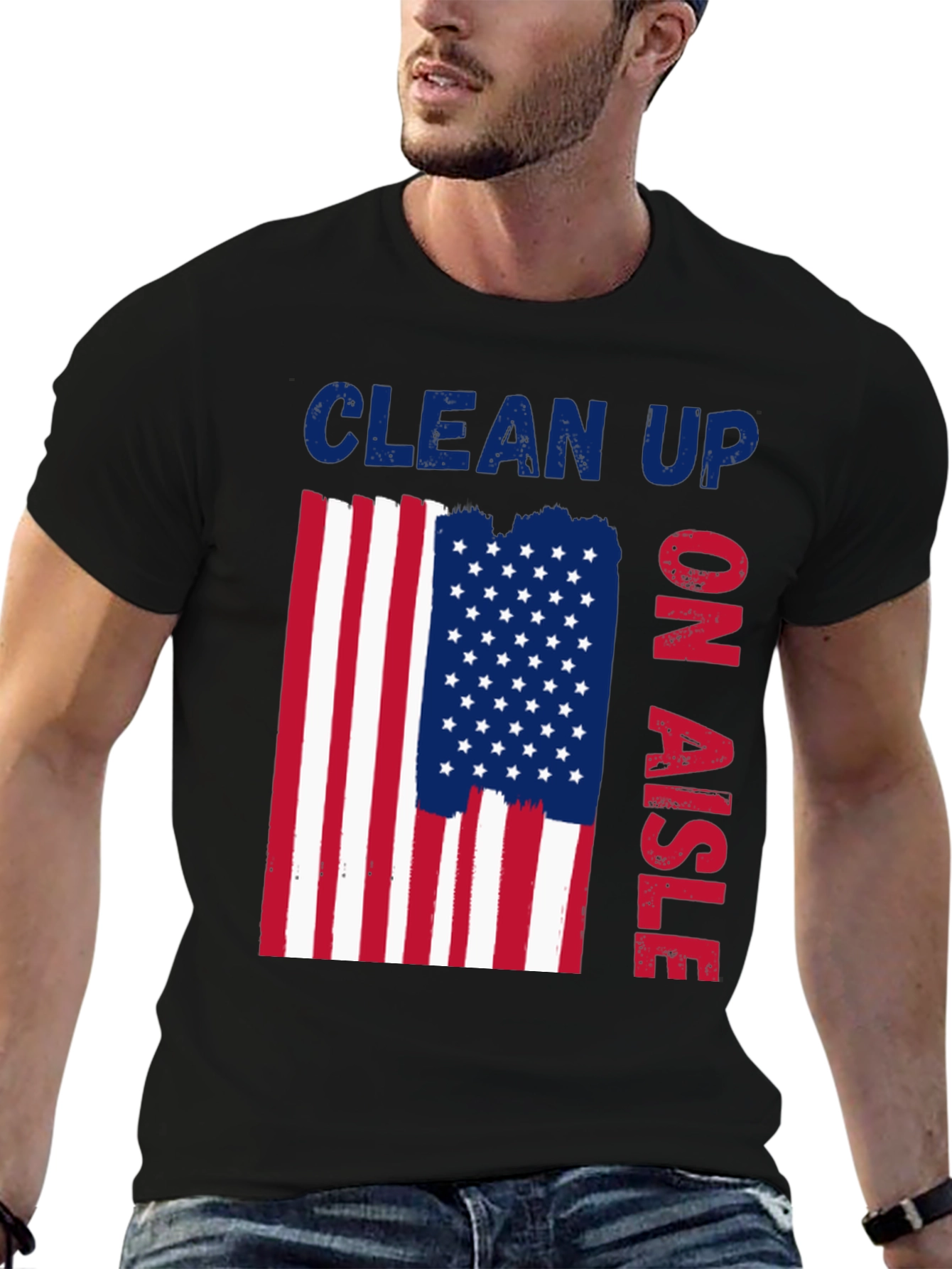 Clean Up On Aisle Patriotic T-Shirt