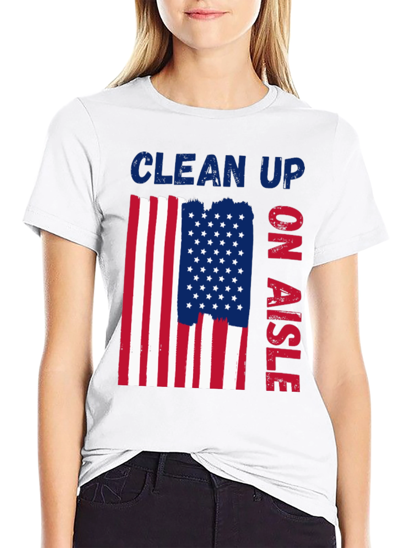 Clean Up On Aisle Patriotic T-Shirt