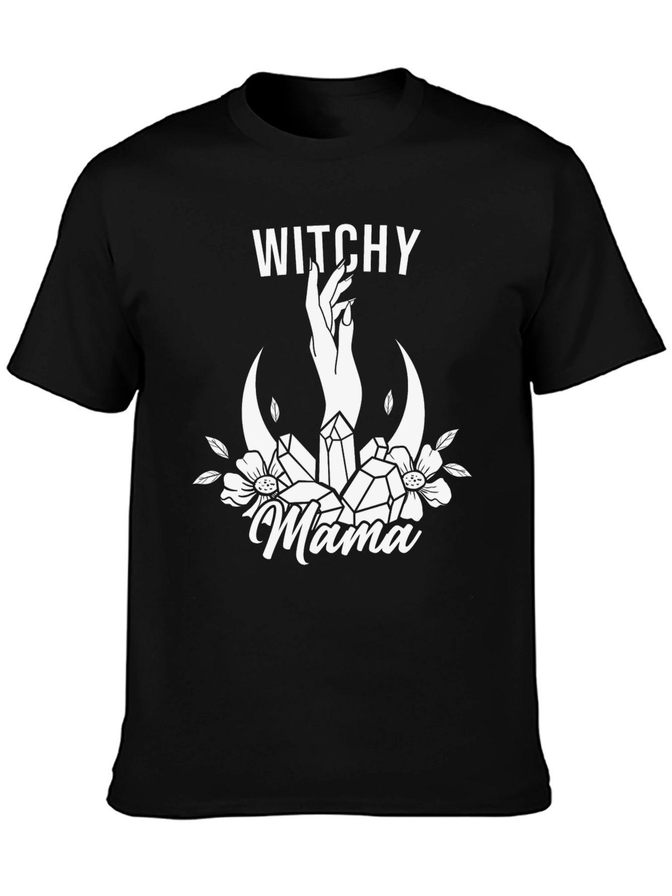 Witchy Mama Graphic Tee - Black
