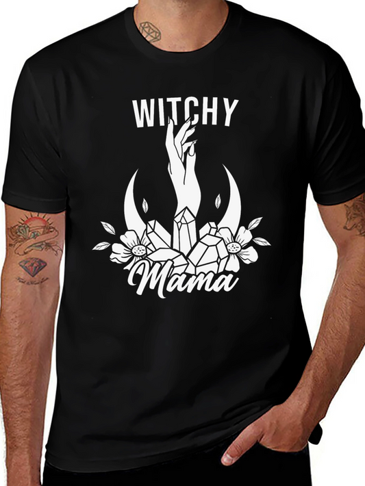 Witchy Mama Graphic Tee - Black