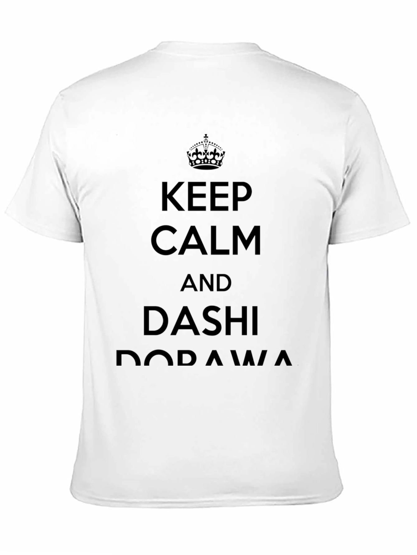 Keep Calm Dashi Dorawa Black T-Shirt