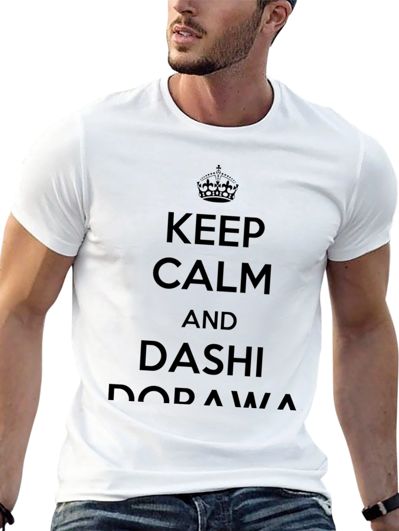 Keep Calm Dashi Dorawa Black T-Shirt