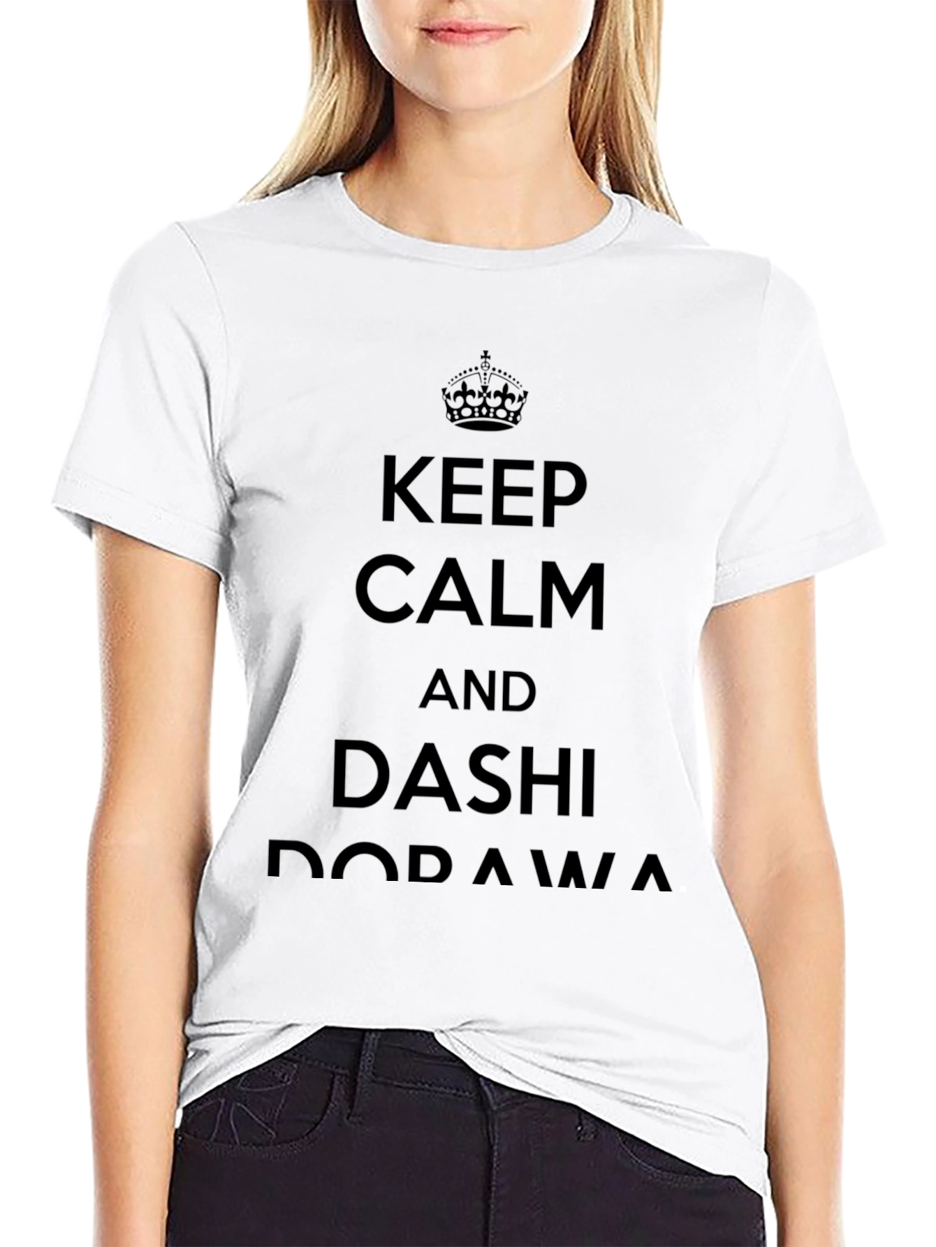 Keep Calm Dashi Dorawa Black T-Shirt