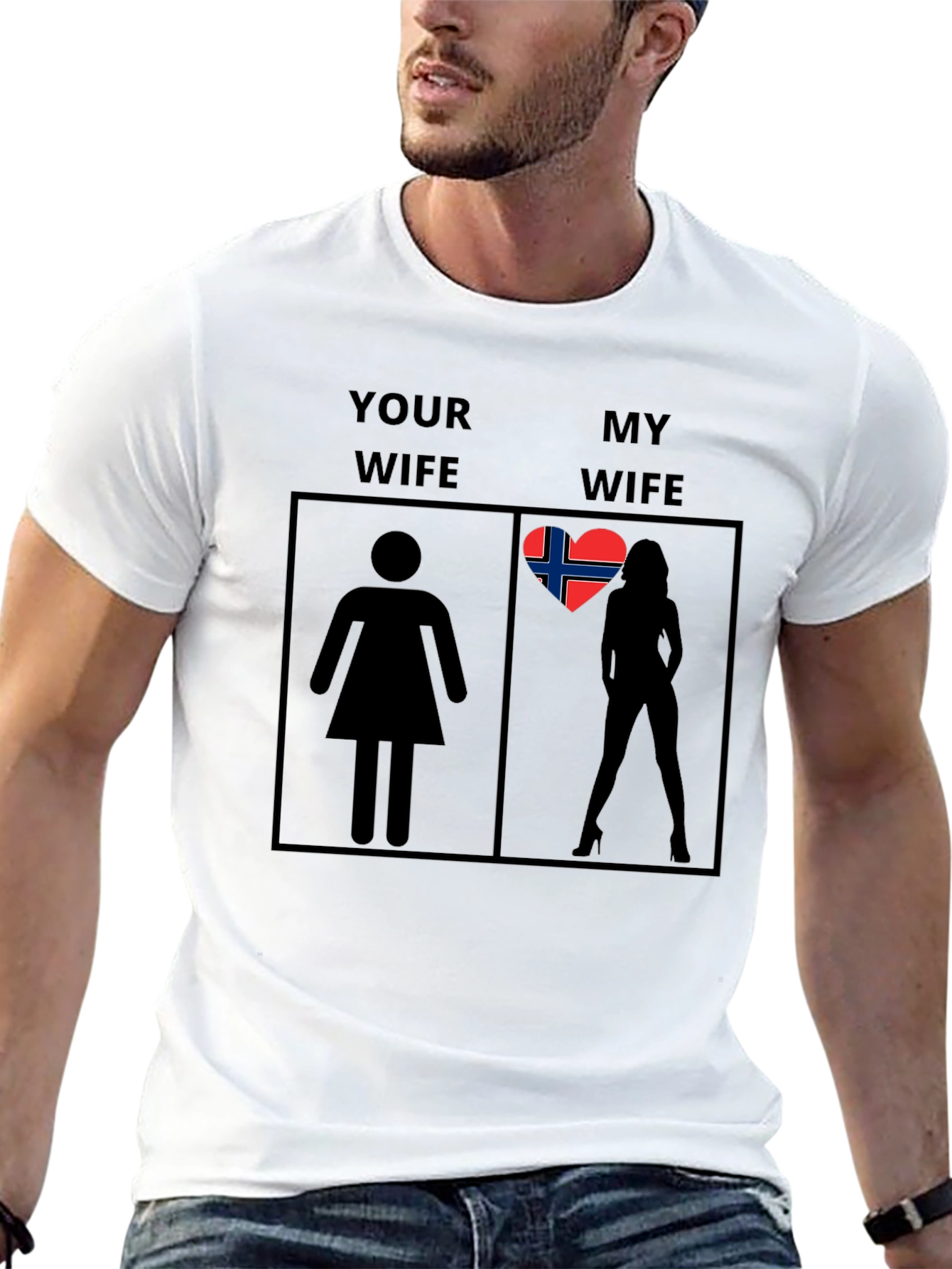Humorous Your Wife vs. My Wife T-Shirt