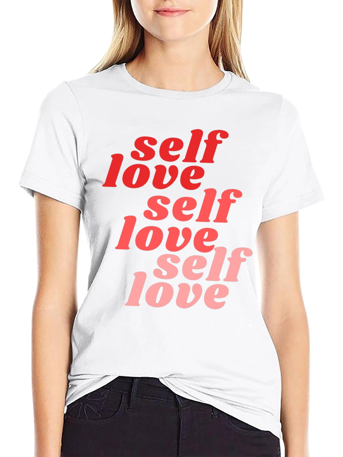 Self Love Graphic T-Shirt - Black