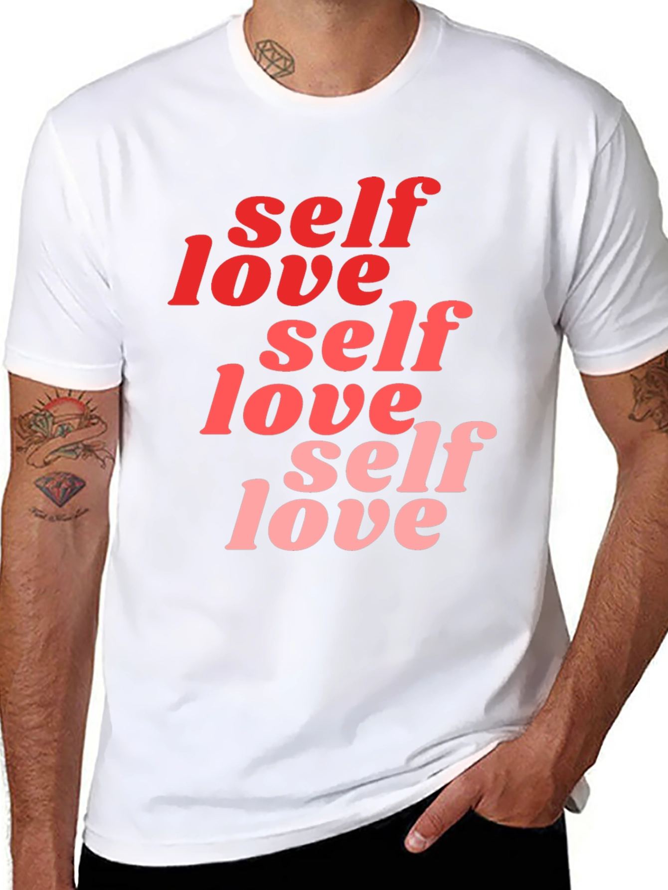 Self Love Graphic T-Shirt - Black
